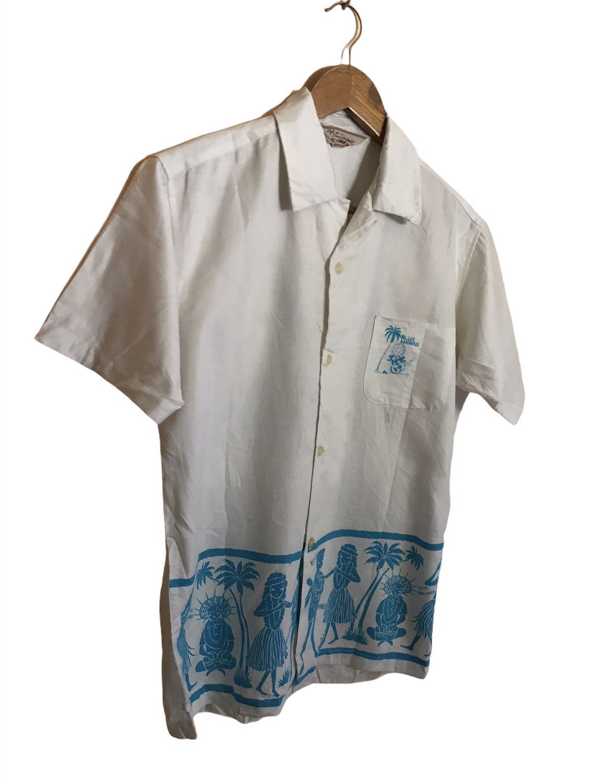 Vintage RARE ELVIS PRESLEY BLUE HAWAII SOUNDTRACK SHIRT UP Size US M / EU 48-50 / 2 - 3 Thumbnail