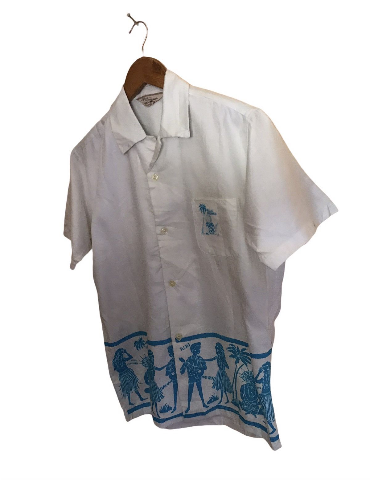 Vintage RARE ELVIS PRESLEY BLUE HAWAII SOUNDTRACK SHIRT UP Size US M / EU 48-50 / 2 - 2 Thumbnail