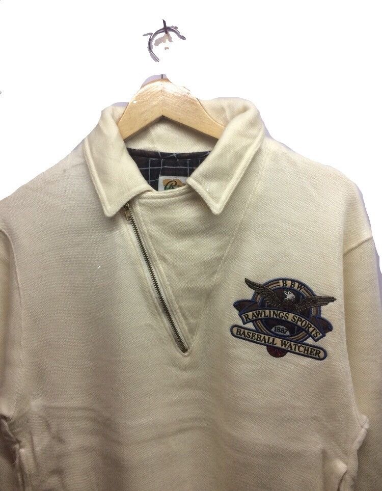 Valentino × Vintage Vintage Rawling baseball NBa half zipper Size US S / EU 44-46 / 1 - 2 Thumbnail