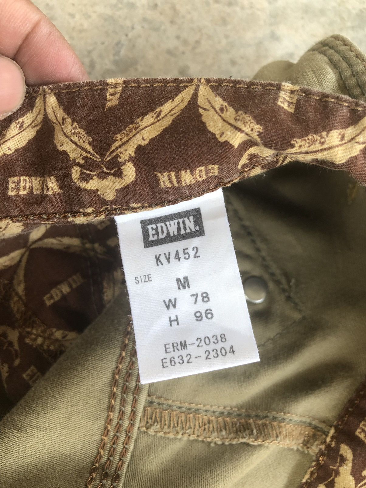 Seditionaries edwin cargo pants multipocket back buckle M Size US 33 - 9 Thumbnail