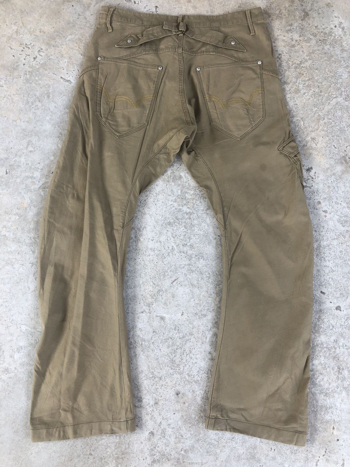 Seditionaries edwin cargo pants multipocket back buckle M Size US 33 - 2 Thumbnail