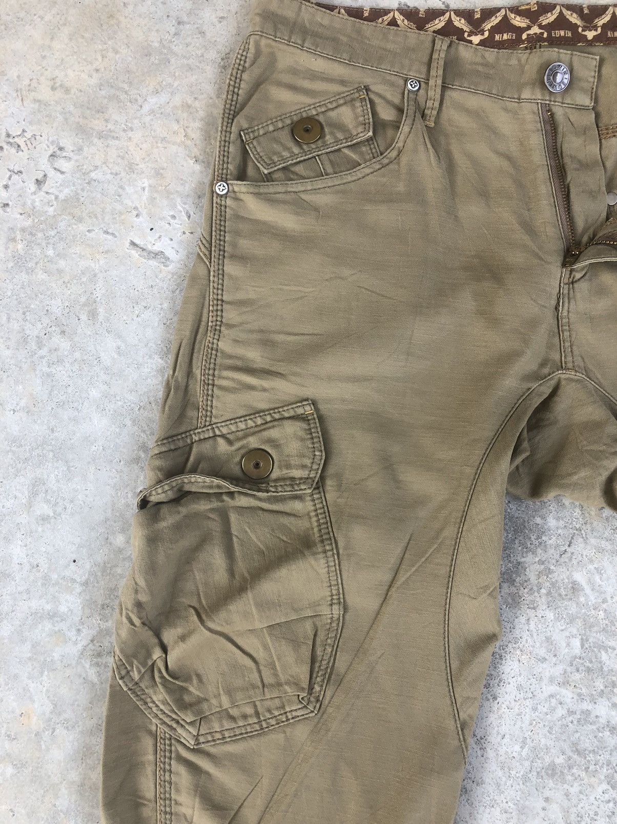 Seditionaries edwin cargo pants multipocket back buckle M Size US 33 - 4 Thumbnail