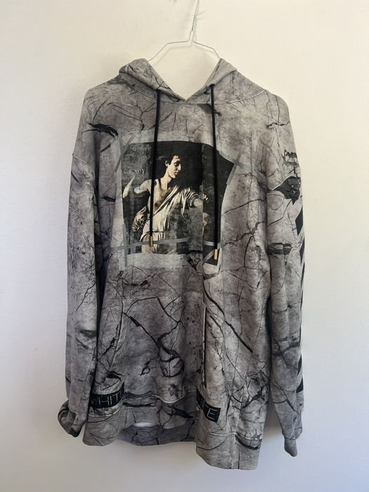 Hoodie off white clearance marble