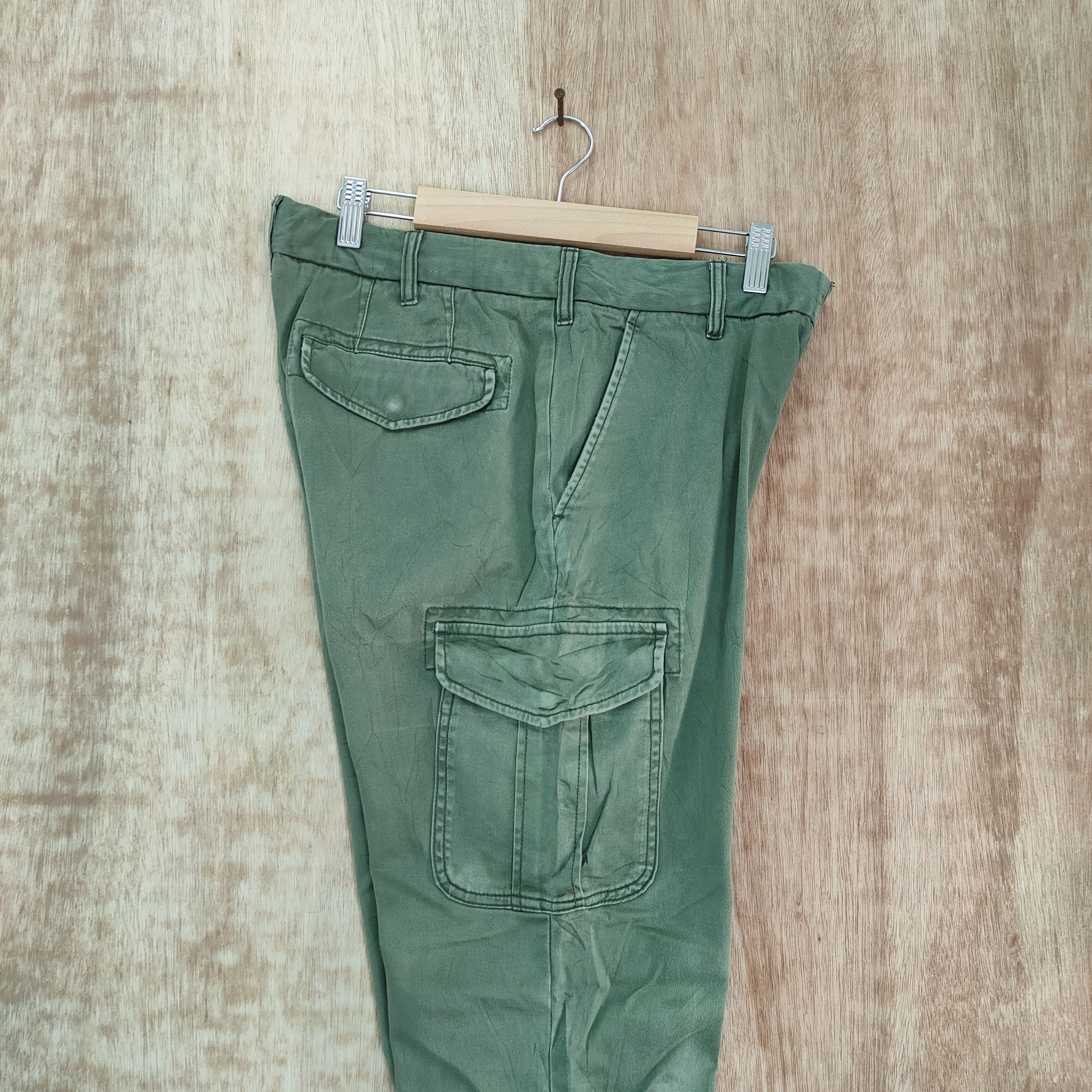 Japanese Brand JAPANESE BRAND FADED CARGO PANTS Size US 30 / EU 46 - 9 Thumbnail