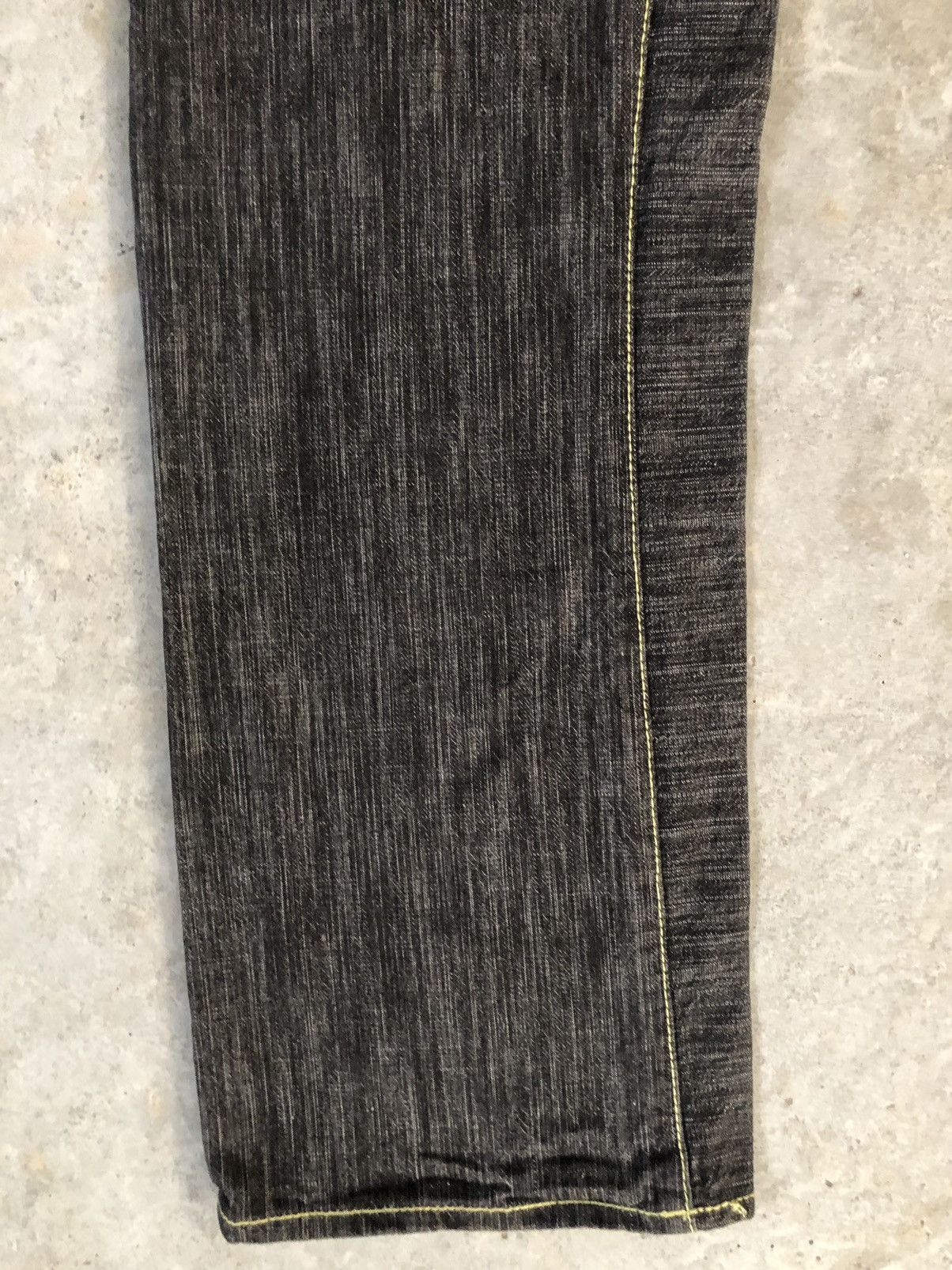 Japanese Brand Wild Khakis Striped Jeans Boro Denim Blanket Navajo style Size US 34 / EU 50 - 10 Thumbnail