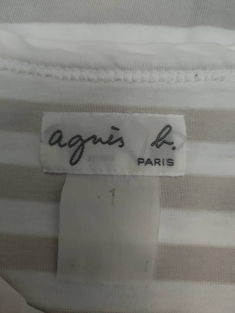 agnes b. Agnes B Stripe T Size S / US 4 / IT 40 - 2 Thumbnail
