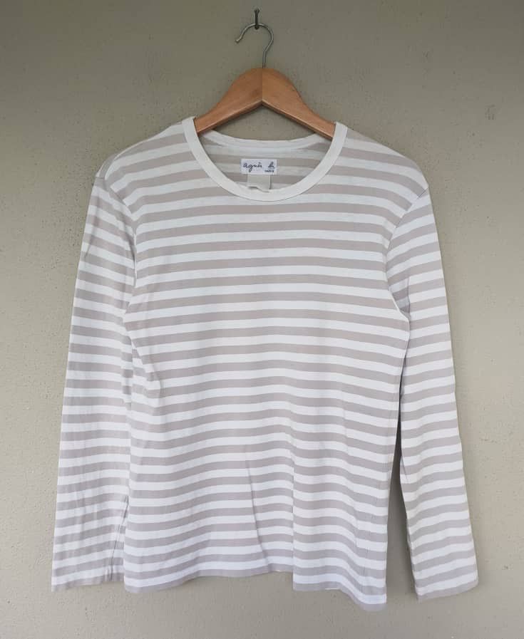 agnes b. Agnes B Stripe T Size S / US 4 / IT 40 - 1 Thumbnail