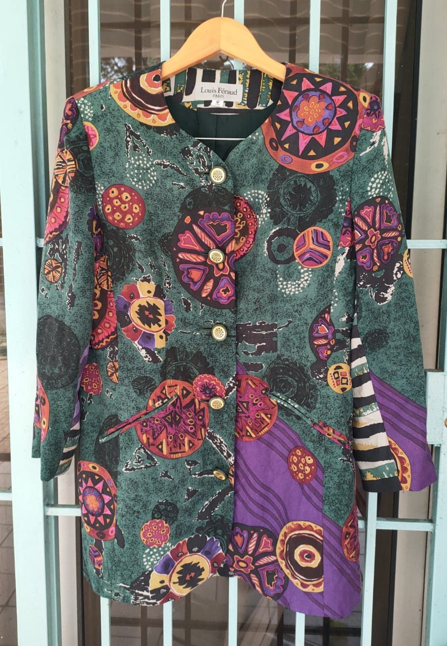 Louis Feraud Louis Feraud Printed Jacket Size S / US 4 / IT 40 - 1 Thumbnail