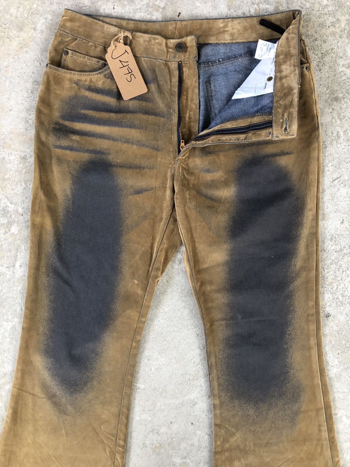 If Six Was Nine Japanese Playchess Fared Jeans Distressed Jeans Size US 32 / EU 48 - 3 Thumbnail
