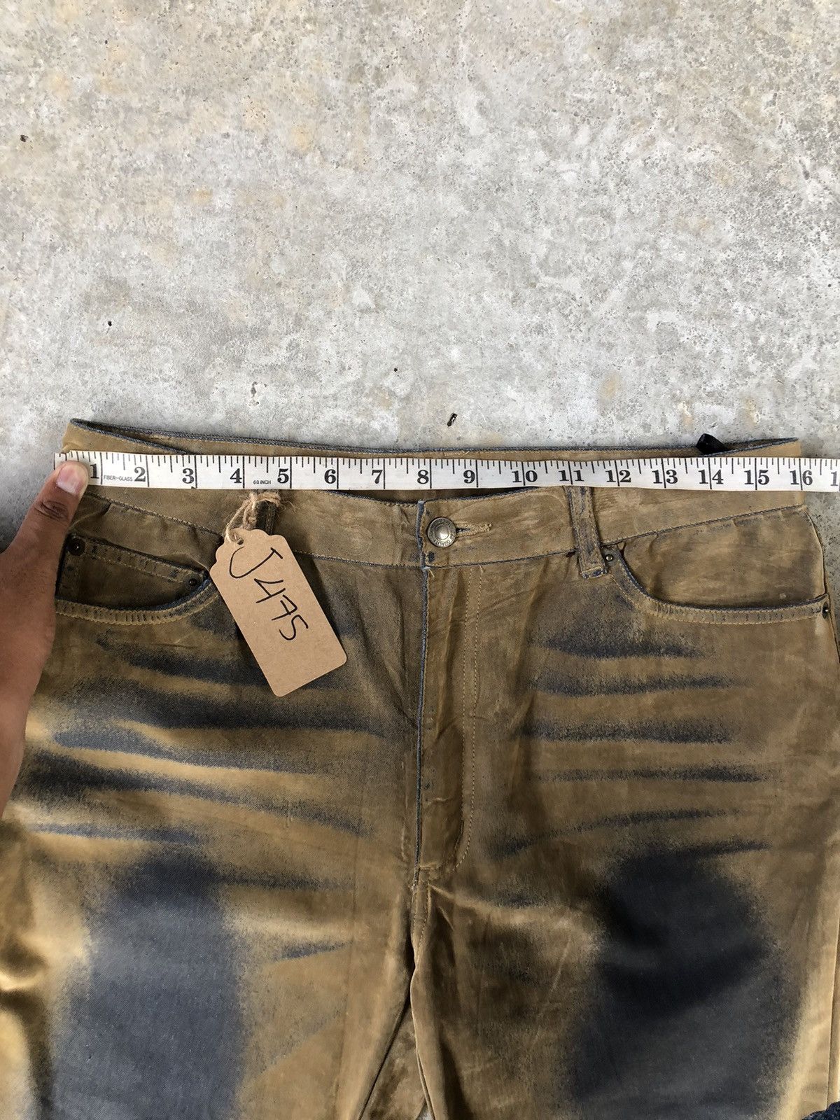 If Six Was Nine Japanese Playchess Fared Jeans Distressed Jeans Size US 32 / EU 48 - 16 Thumbnail