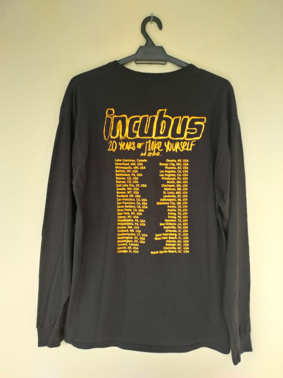 Band Tees Incubus Band T Size US M / EU 48-50 / 2 - 2 Thumbnail