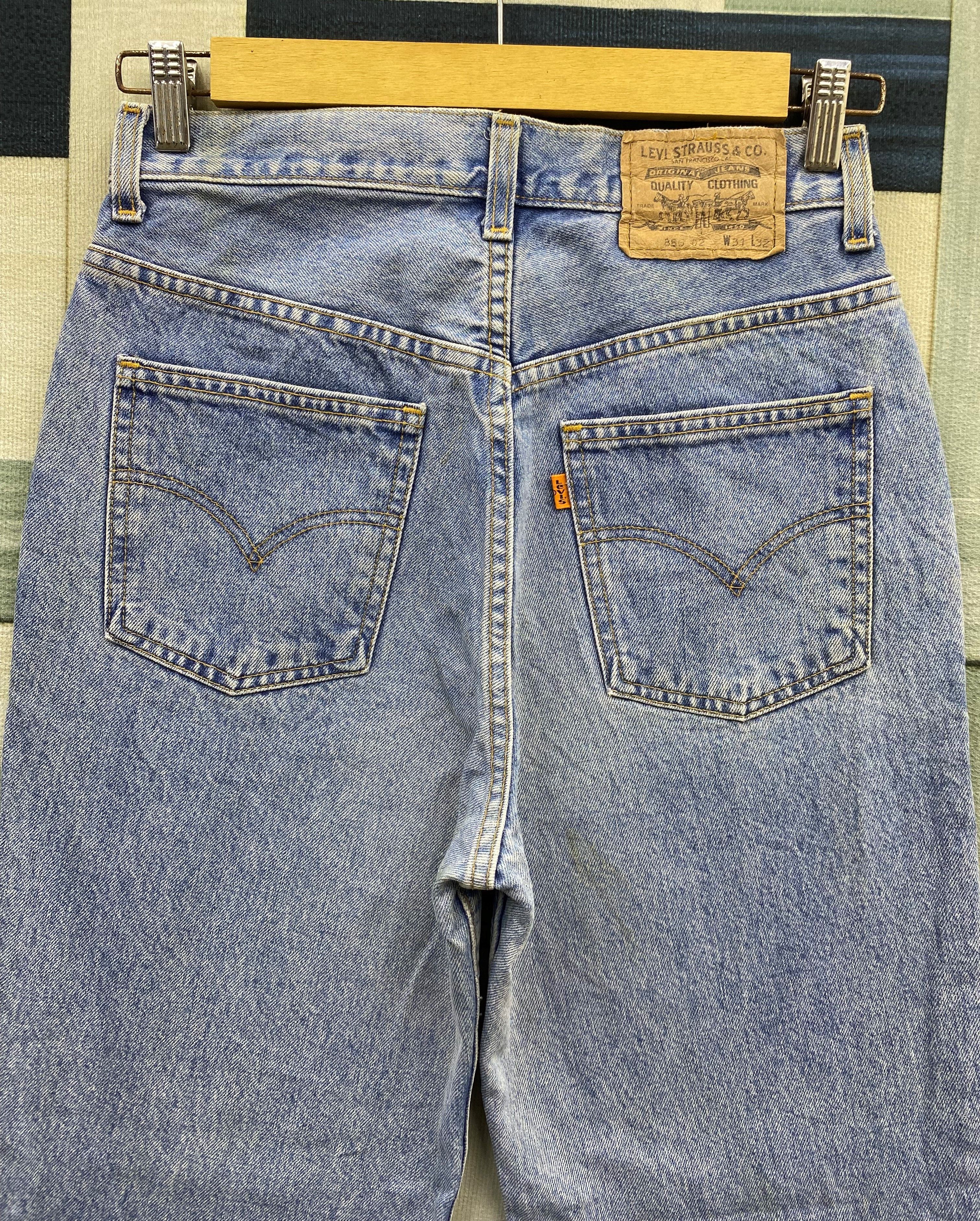 Levi's Vintage Levi's 886 Orange Tab Faded Denim Jean Size US 28 / EU 44 - 4 Thumbnail