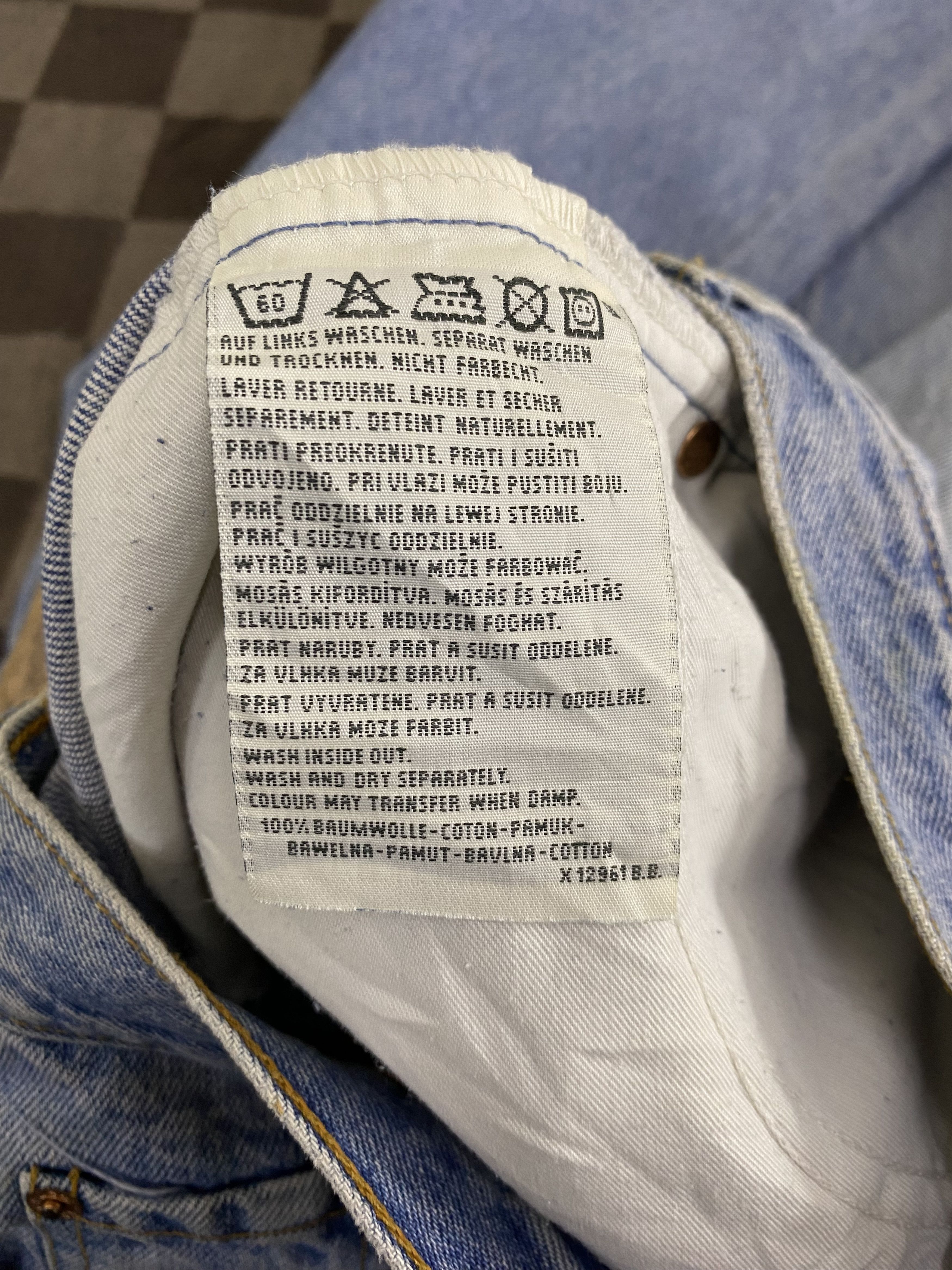 Levi's Vintage Levi's 886 Orange Tab Faded Denim Jean Size US 28 / EU 44 - 20 Thumbnail