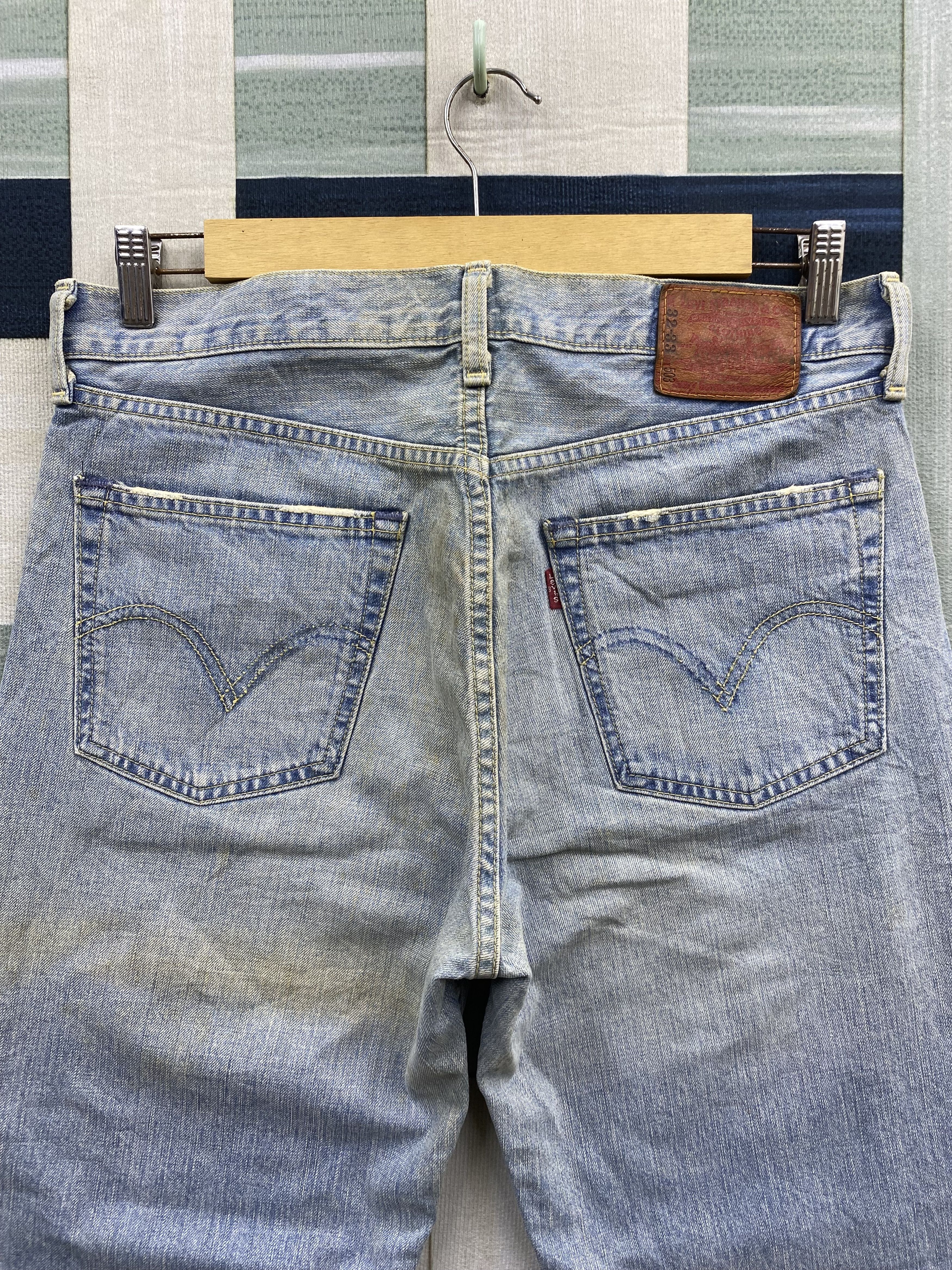 Levi's Vintage Levi's 503 Rusty Light Blue Denim Jean Pant Size US 33 - 4 Thumbnail
