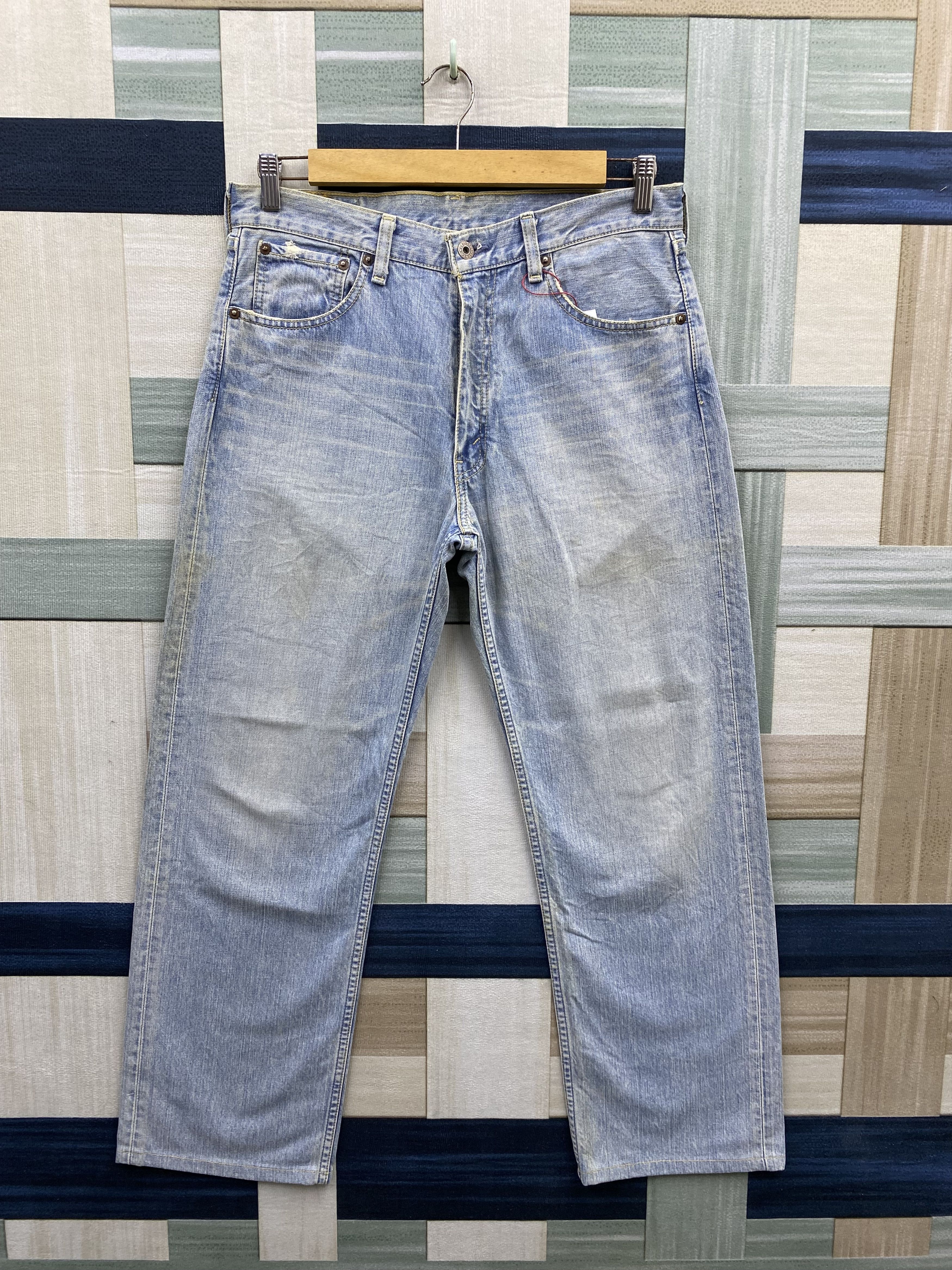 image of Distressed Denim x Levis Vintage Levi's 503 Rusty Light Blue Denim Jean, Men's (Size 33)