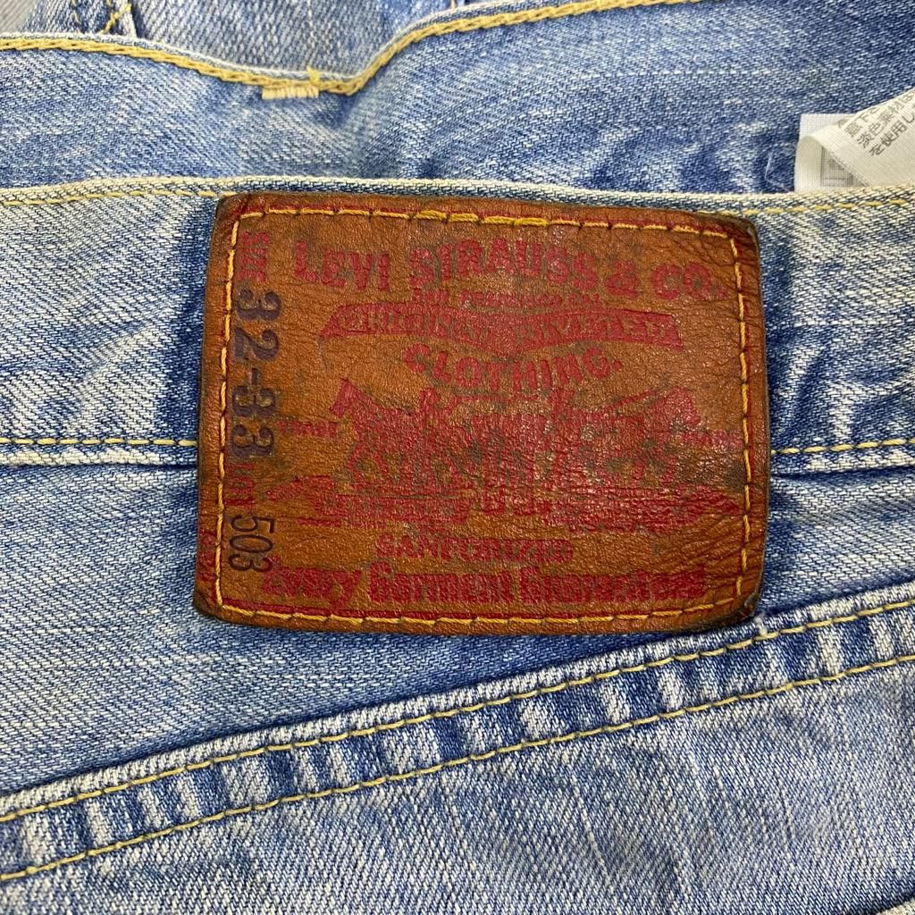 Levi's Vintage Levi's 503 Rusty Light Blue Denim Jean Pant Size US 33 - 5 Thumbnail