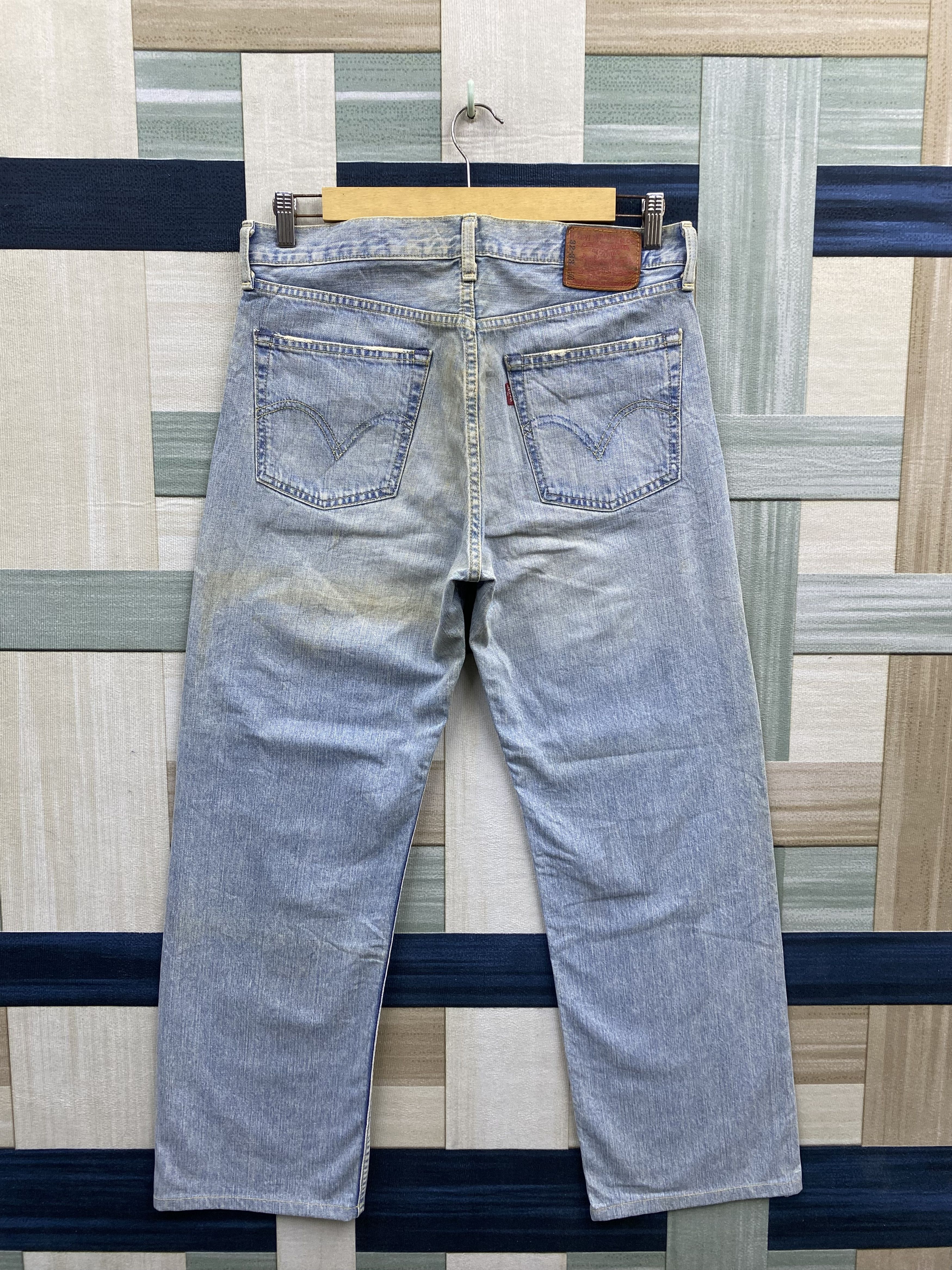 Levi's Vintage Levi's 503 Rusty Light Blue Denim Jean Pant Size US 33 - 2 Thumbnail