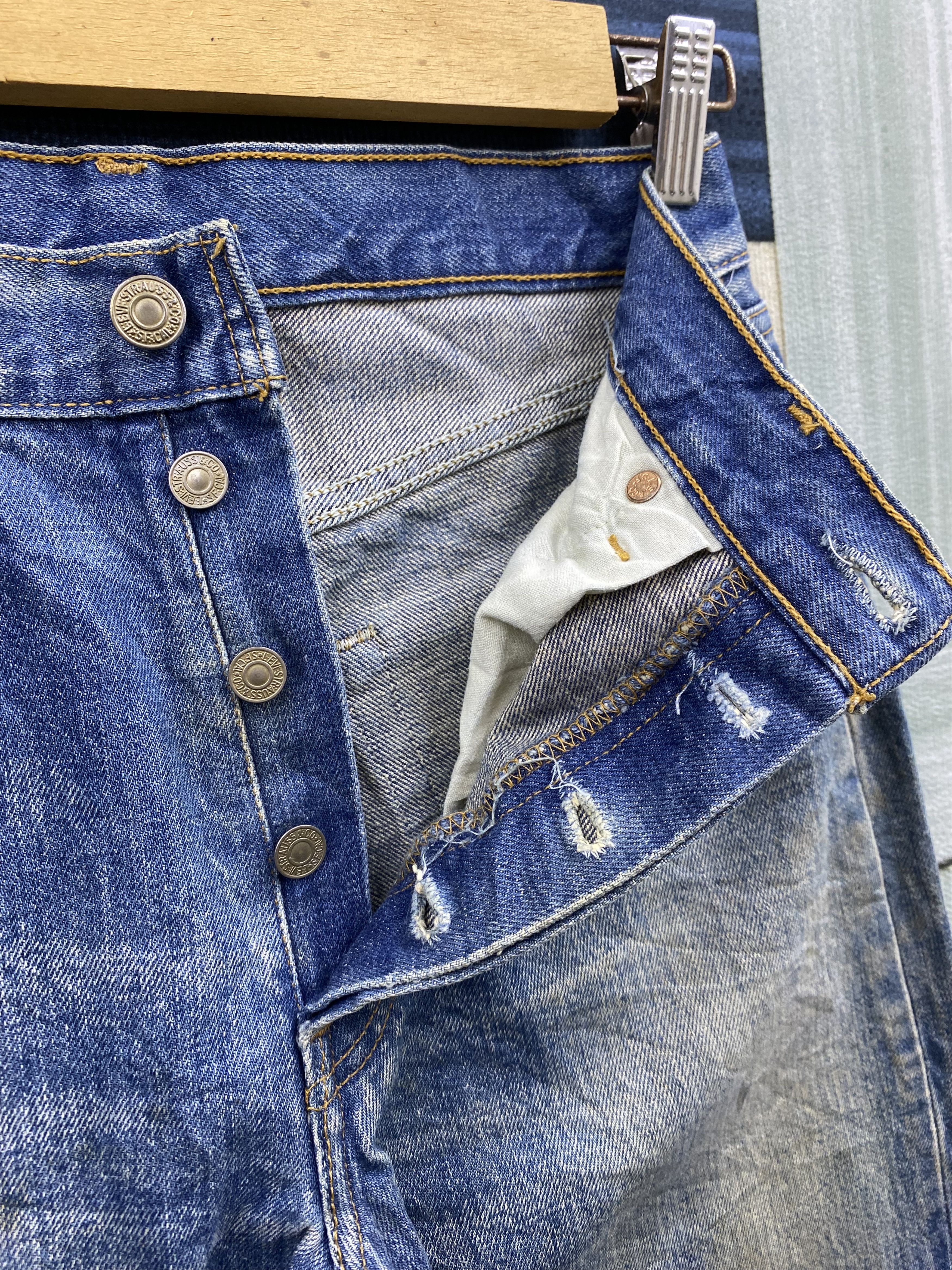 Levi's Vintage Levi's 501 Distress Denim Jean Pant Size US 28 / EU 44 - 18 Thumbnail