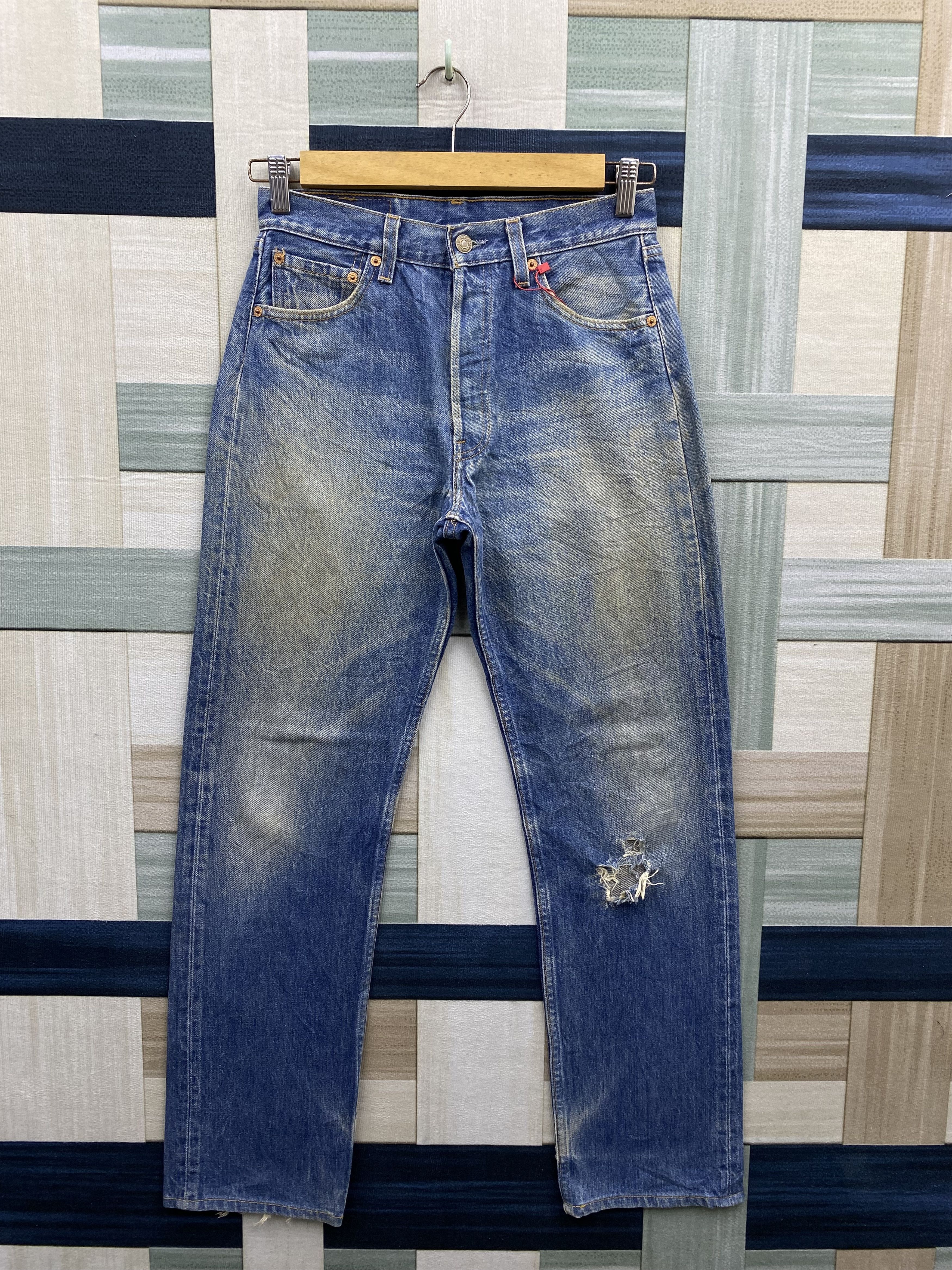 Levi's Vintage Levi's 501 Distress Denim Jean Pant Size US 28 / EU 44 - 1 Thumbnail