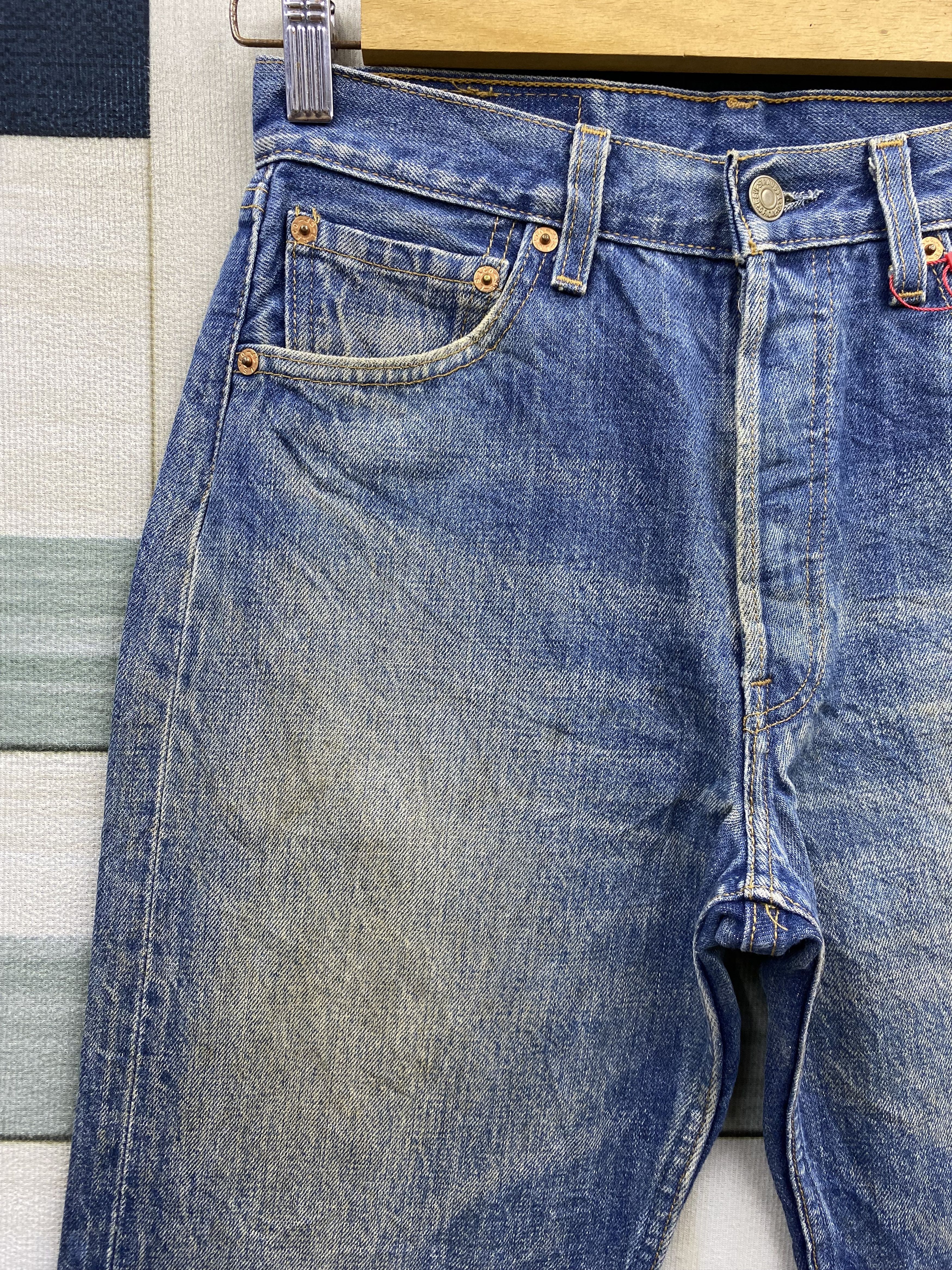 Levi's Vintage Levi's 501 Distress Denim Jean Pant Size US 28 / EU 44 - 6 Thumbnail