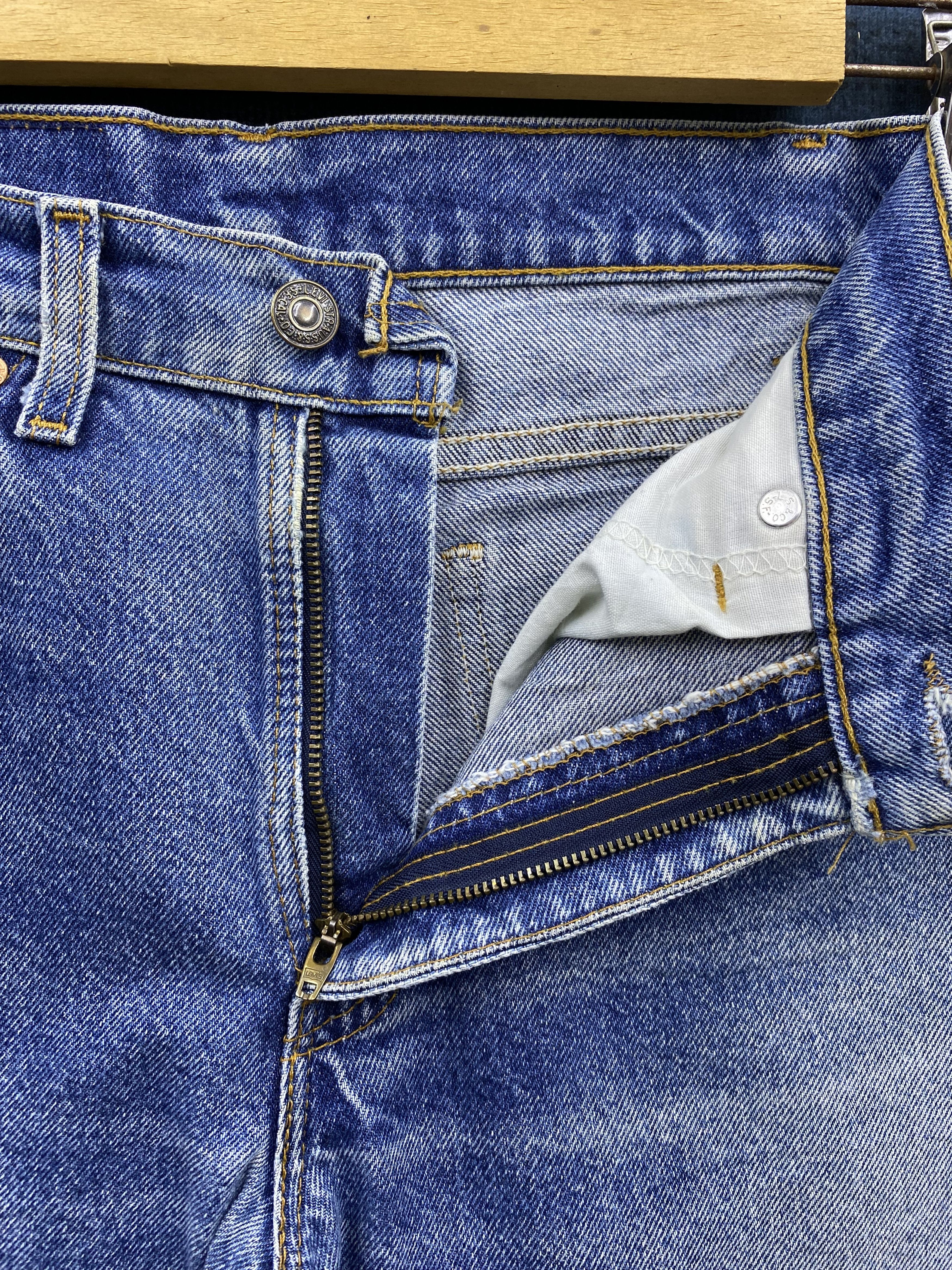 Levi's Vintage Levi's Orange Tab Distress Release Hem Denim Jean Size US 29 - 17 Thumbnail