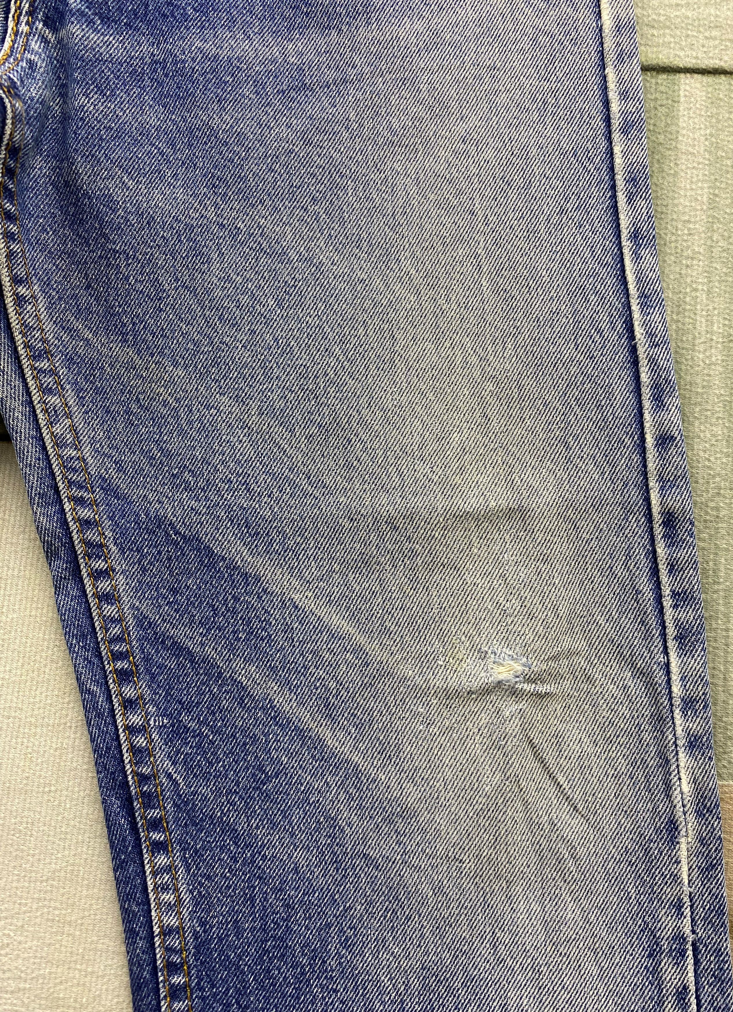 Levi's Vintage Levi's Orange Tab Distress Release Hem Denim Jean Size US 29 - 12 Thumbnail