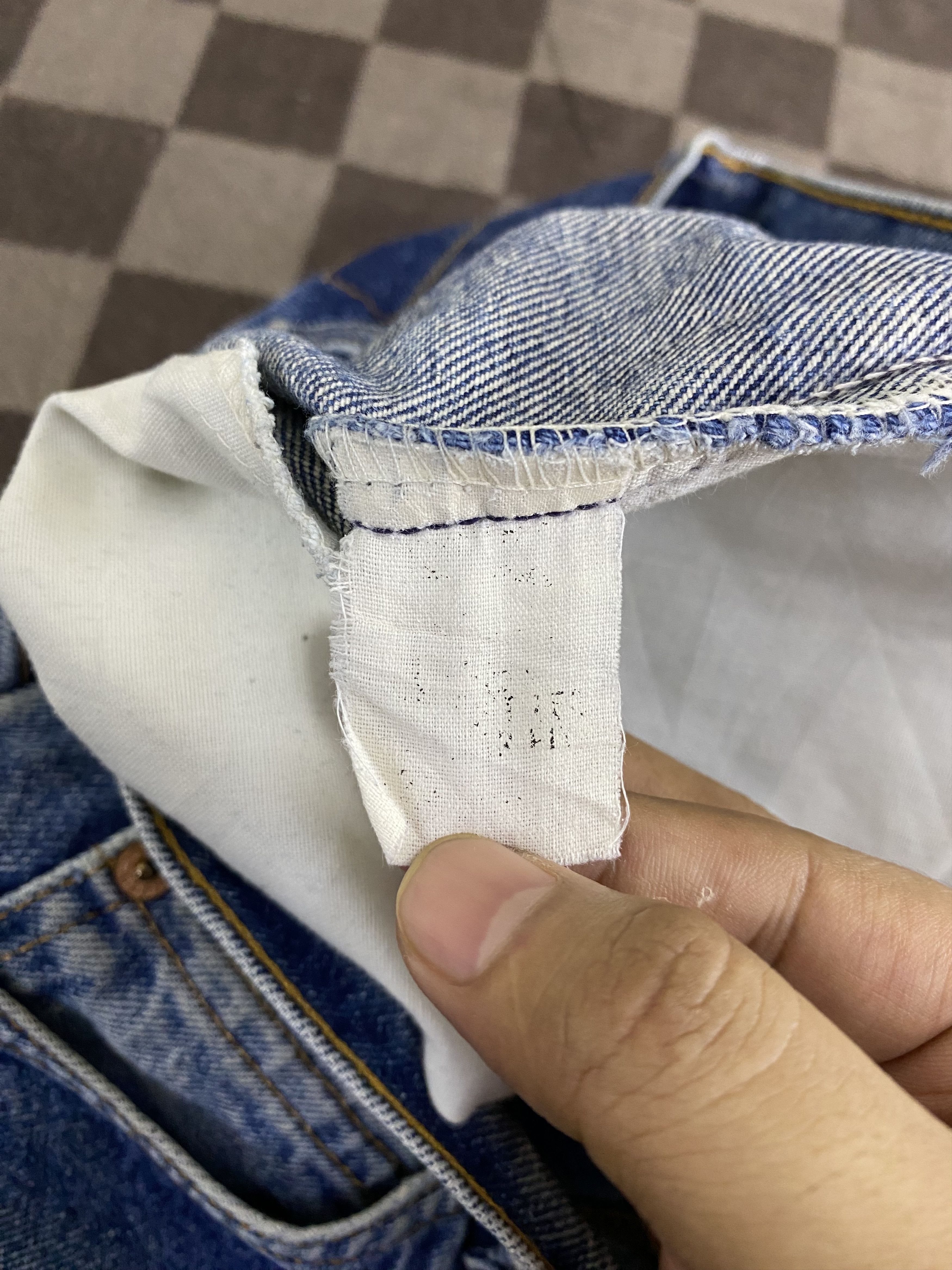 Levi's Vintage Levi's Orange Tab Distress Release Hem Denim Jean Size US 29 - 18 Thumbnail