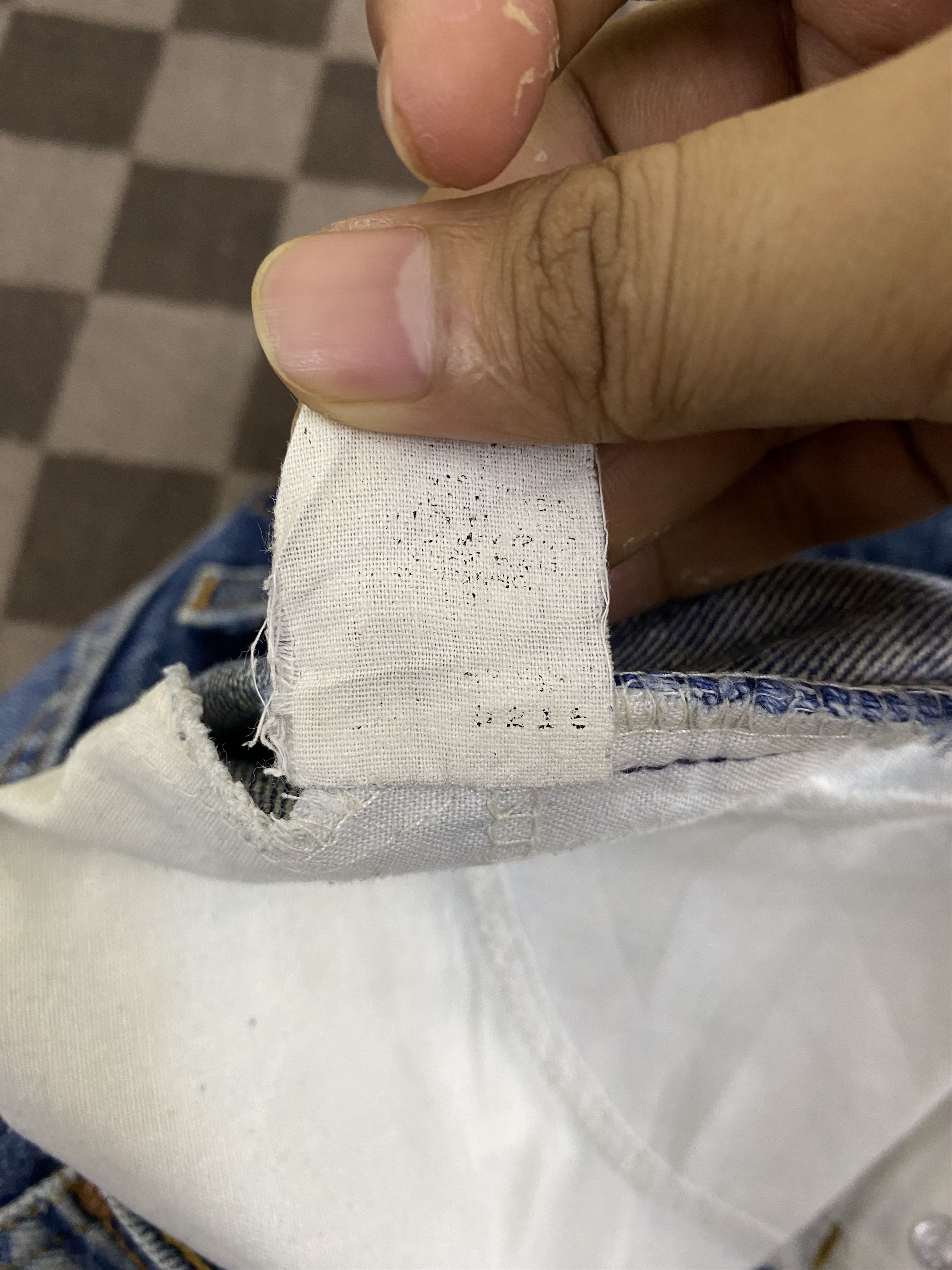 Levi's Vintage Levi's Orange Tab Distress Release Hem Denim Jean Size US 29 - 19 Thumbnail