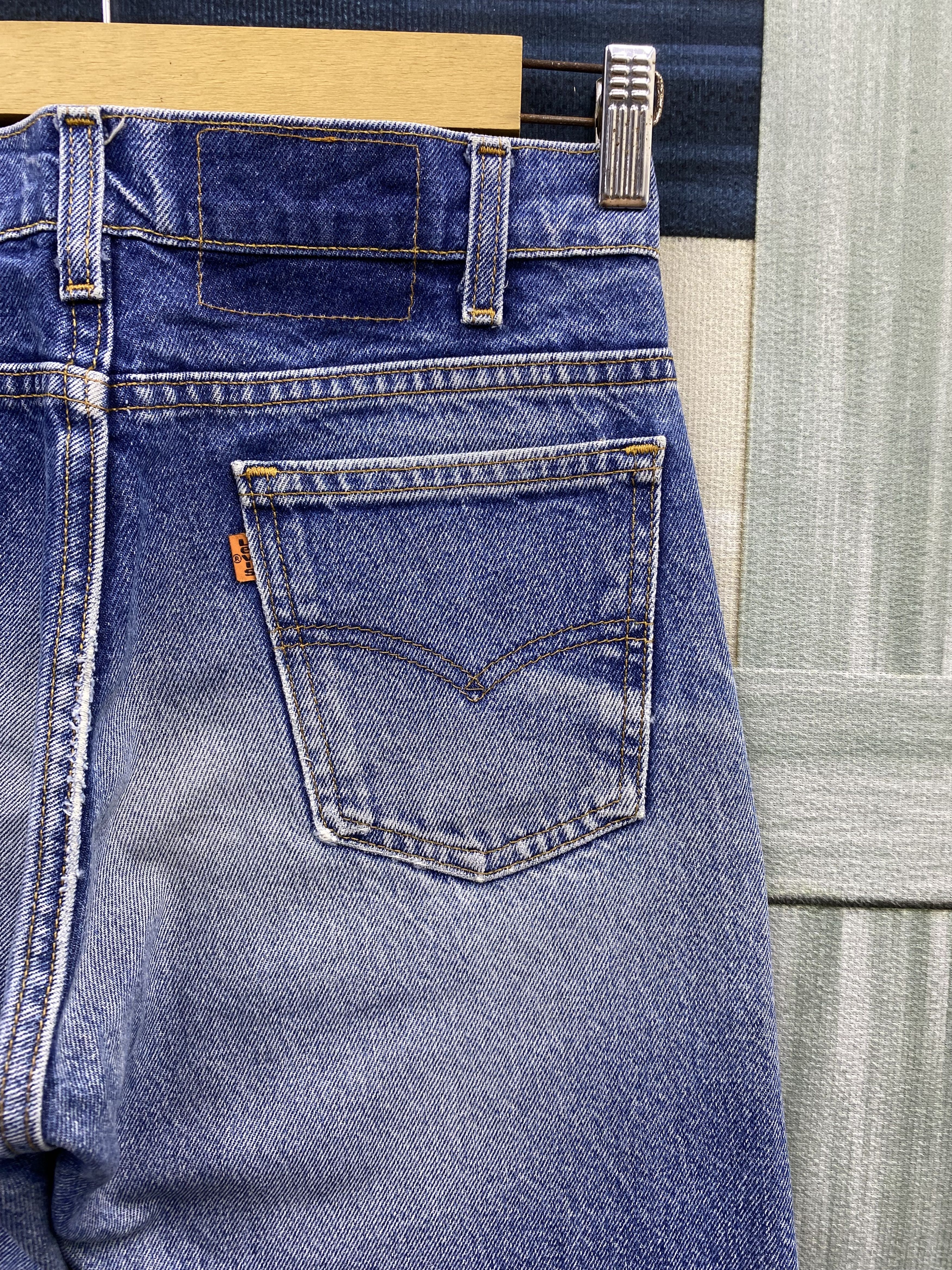 Levi's Vintage Levi's Orange Tab Distress Release Hem Denim Jean Size US 29 - 14 Thumbnail