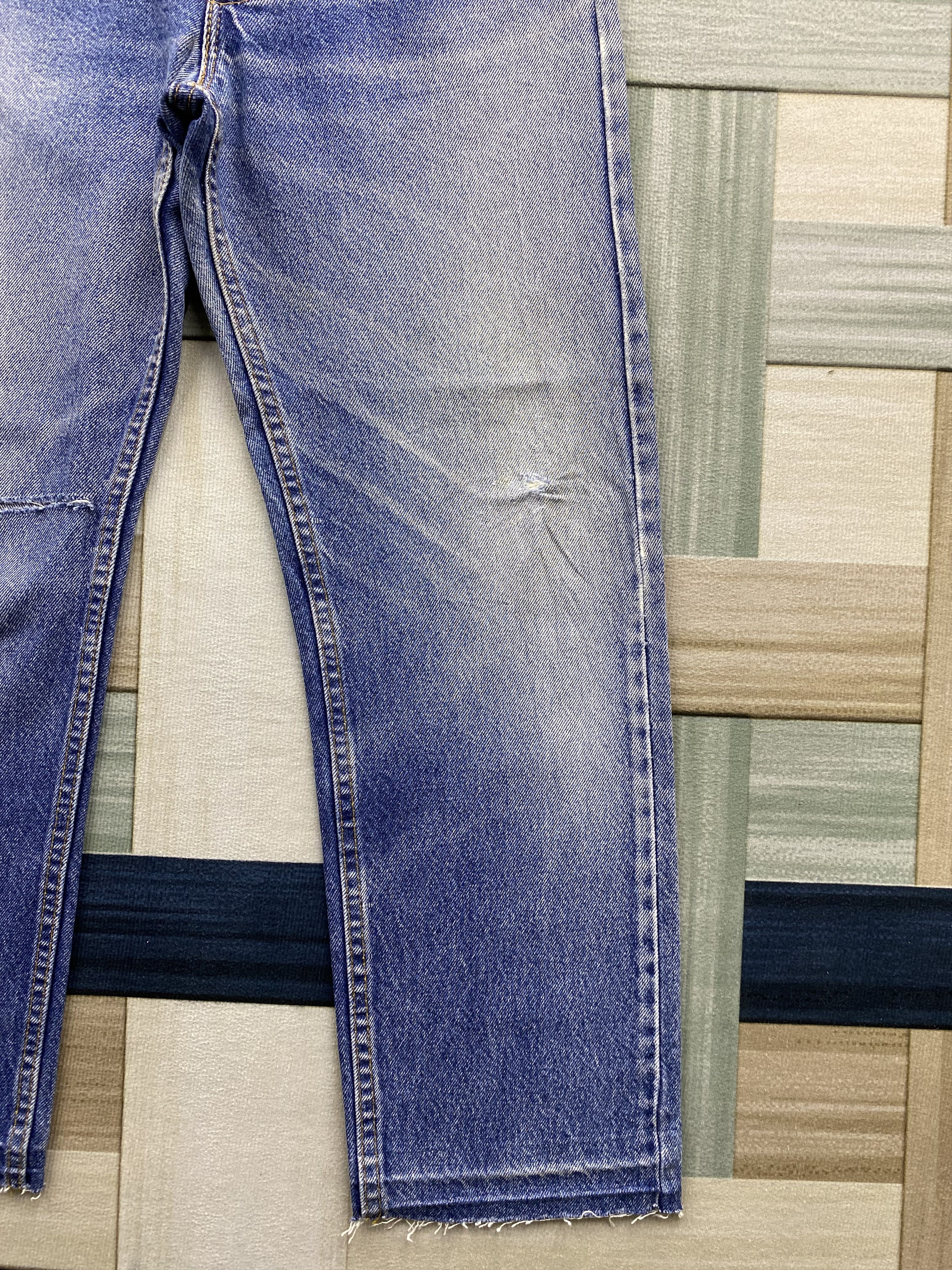 Levi's Vintage Levi's Orange Tab Distress Release Hem Denim Jean Size US 29 - 11 Thumbnail