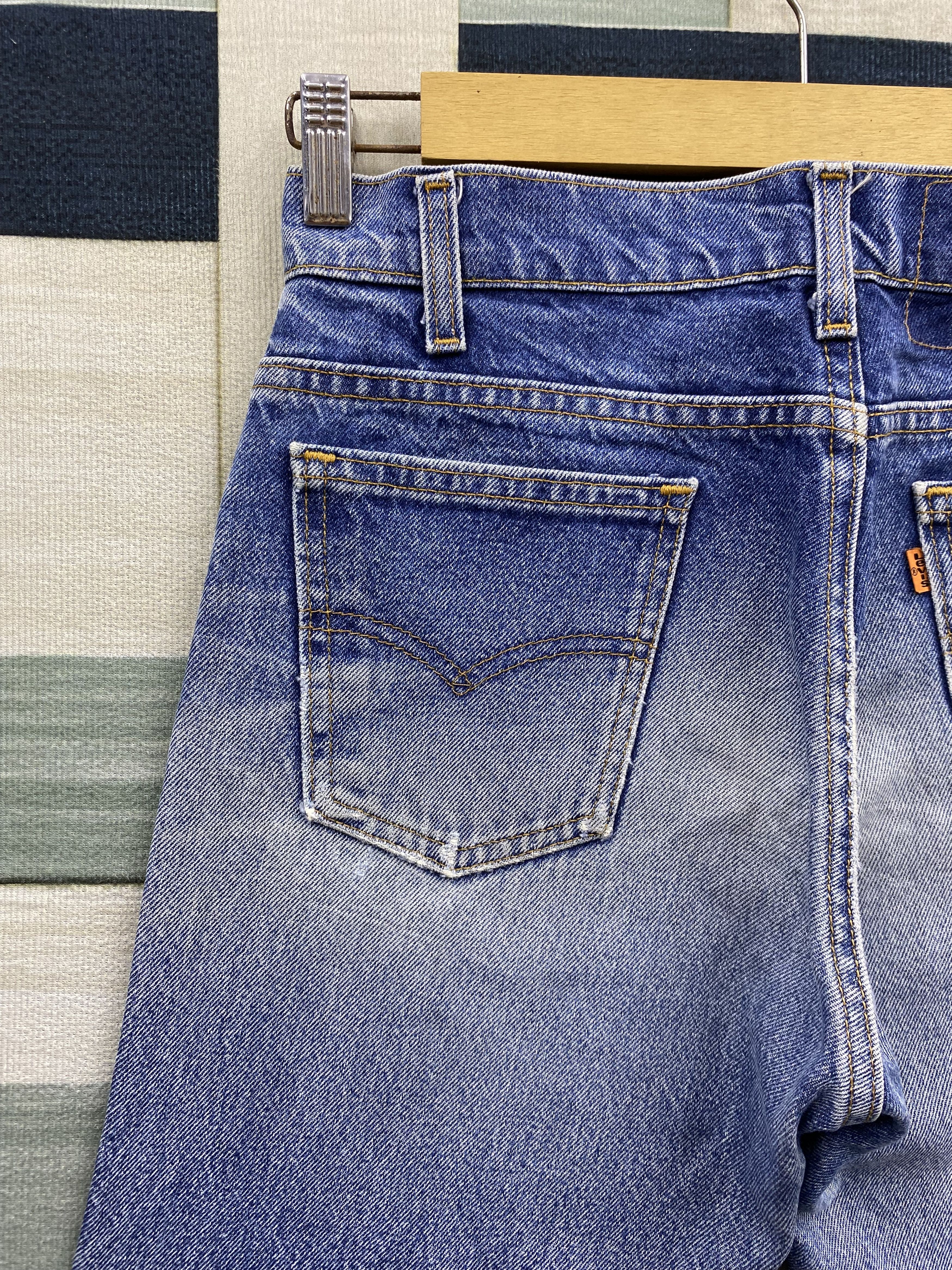 Levi's Vintage Levi's Orange Tab Distress Release Hem Denim Jean Size US 29 - 13 Thumbnail