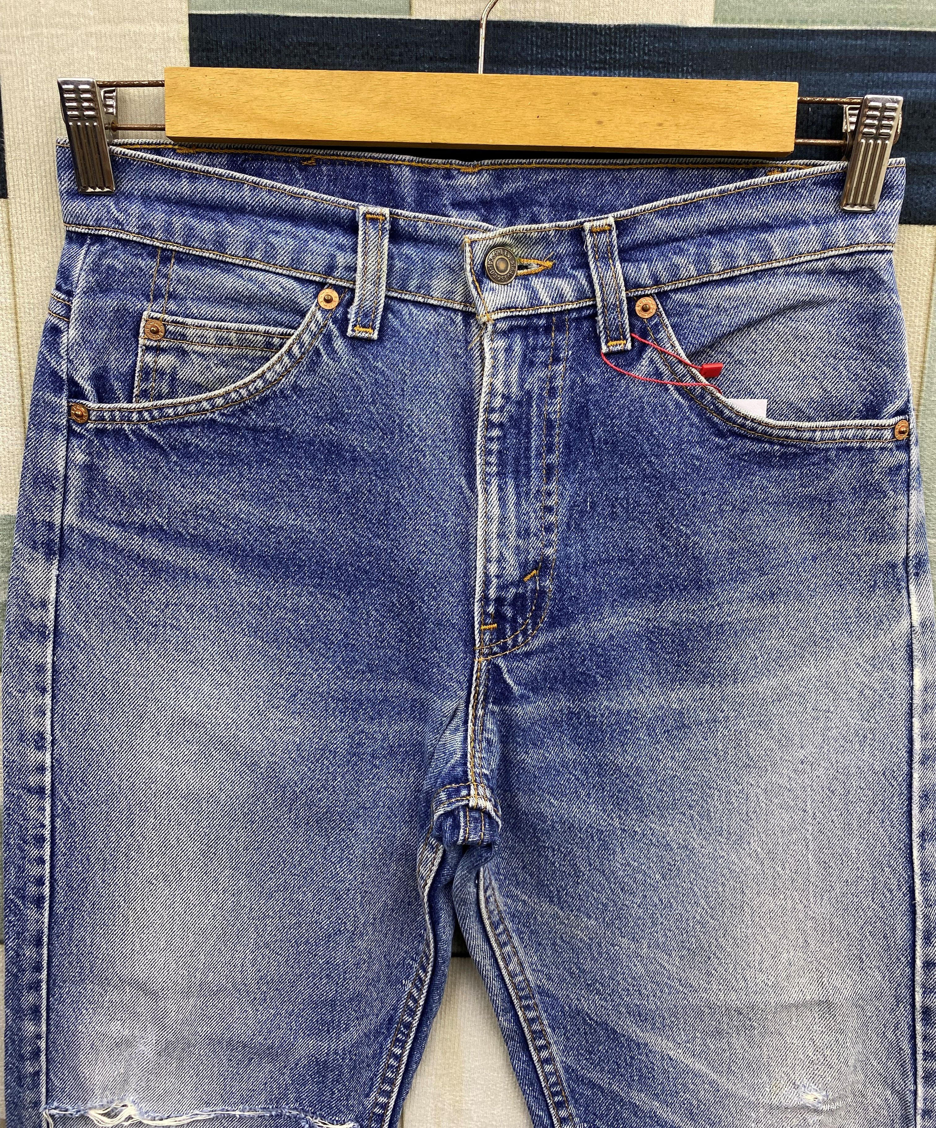 Levi's Vintage Levi's Orange Tab Distress Release Hem Denim Jean Size US 29 - 3 Thumbnail