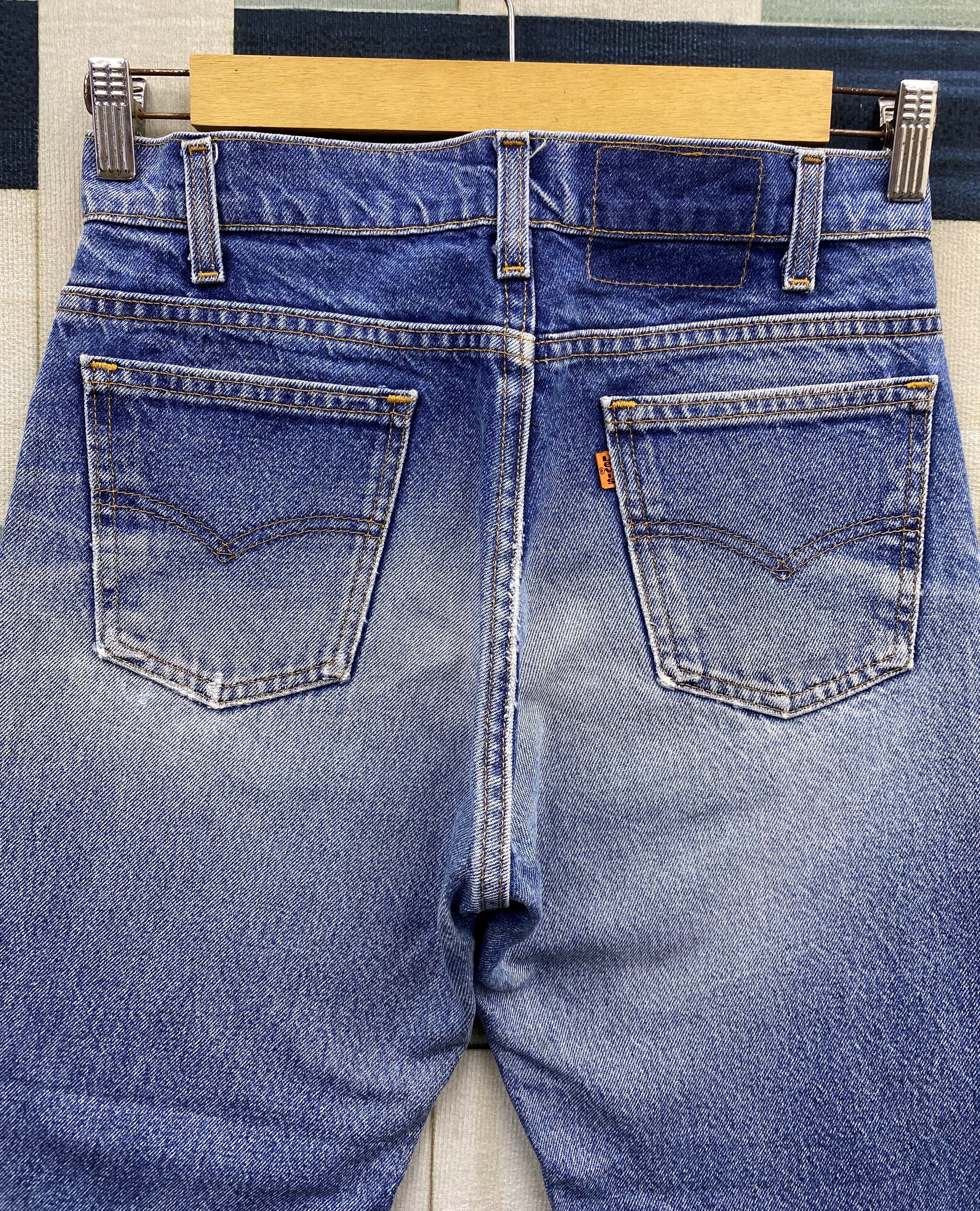 Levi's Vintage Levi's Orange Tab Distress Release Hem Denim Jean Size US 29 - 4 Thumbnail