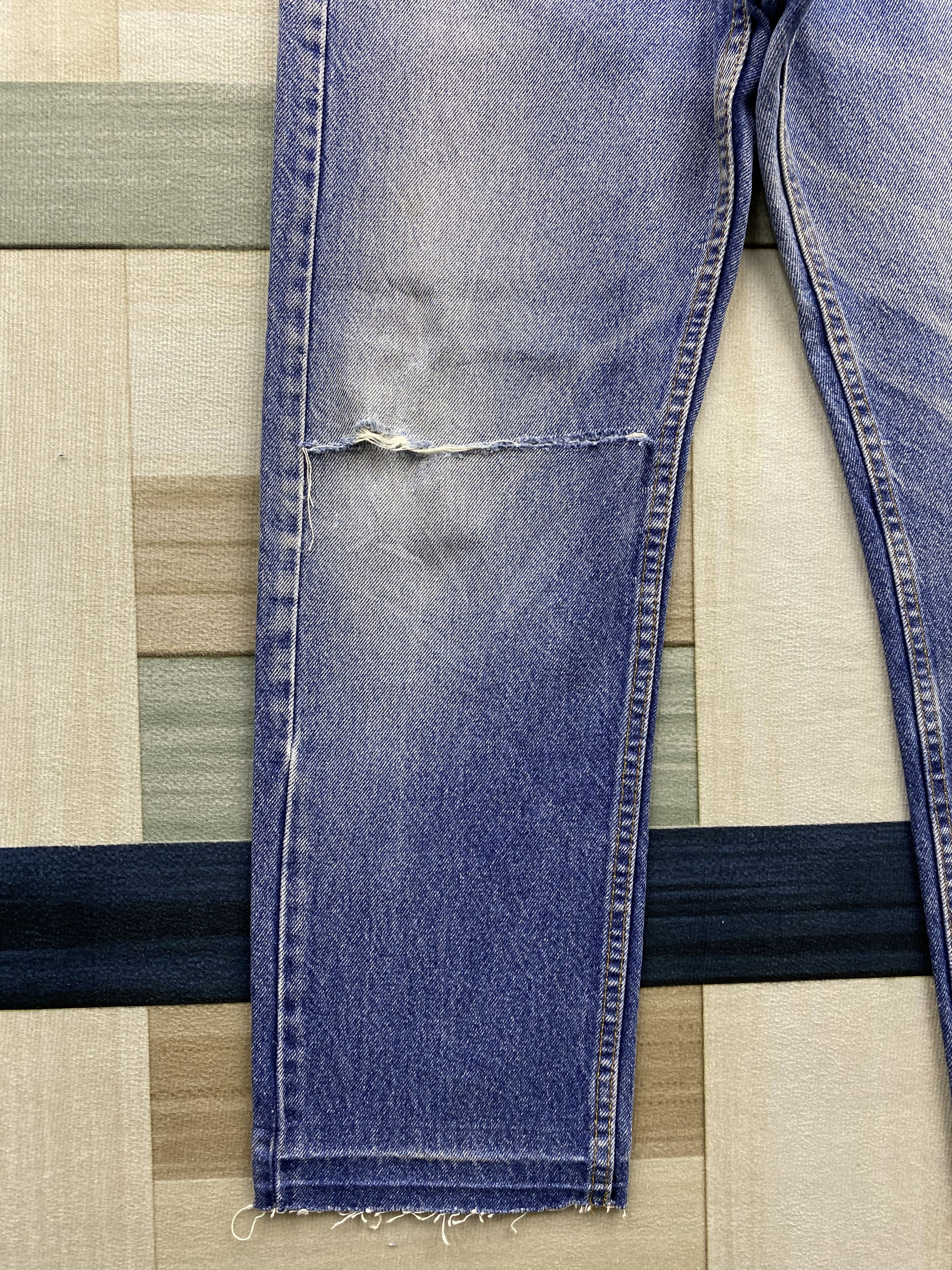Levi's Vintage Levi's Orange Tab Distress Release Hem Denim Jean Size US 29 - 7 Thumbnail