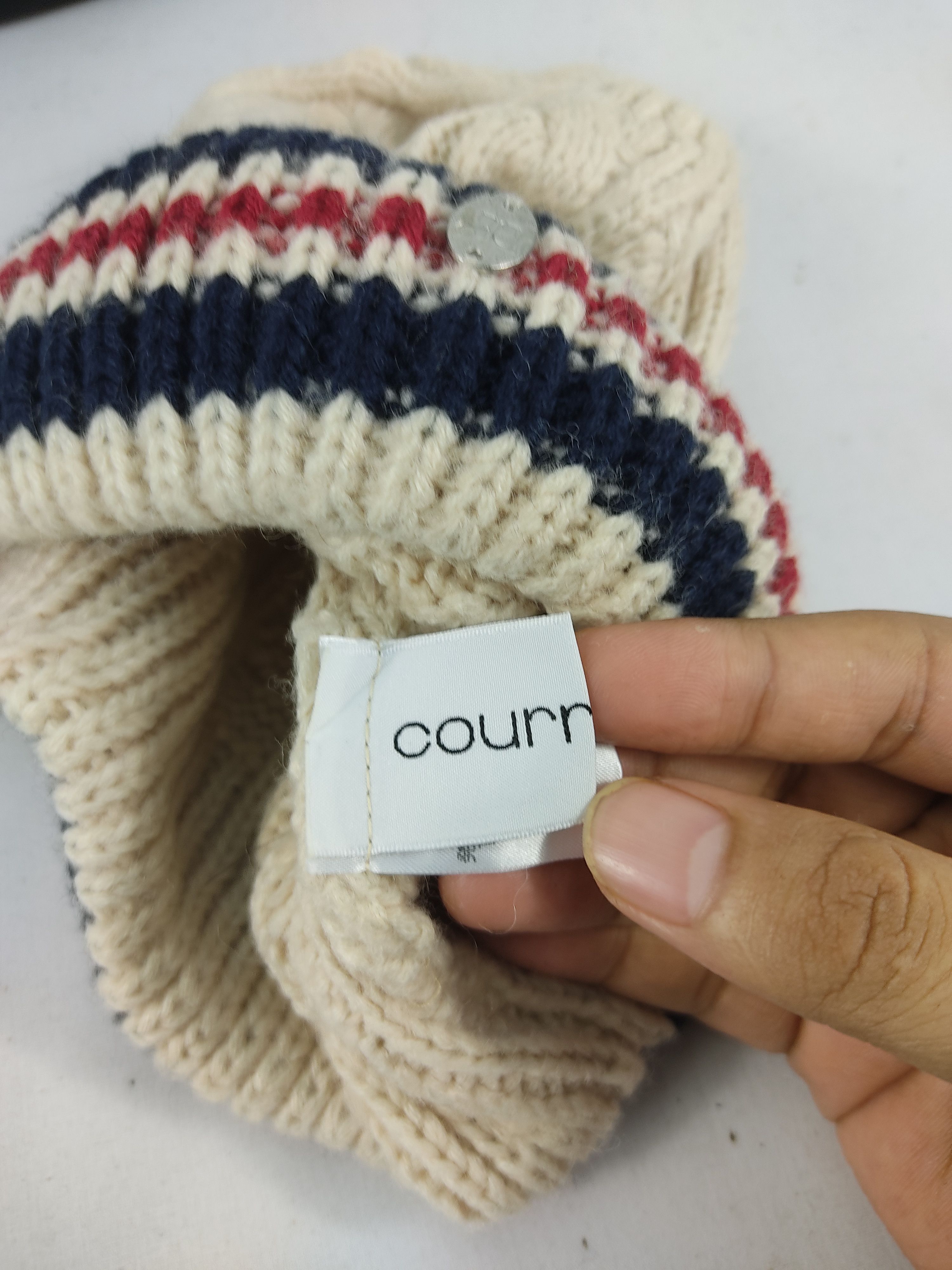 Courreges Vintage Courreges Knit Beanie / Snow Hat / Snow Cap Size ONE SIZE - 6 Thumbnail