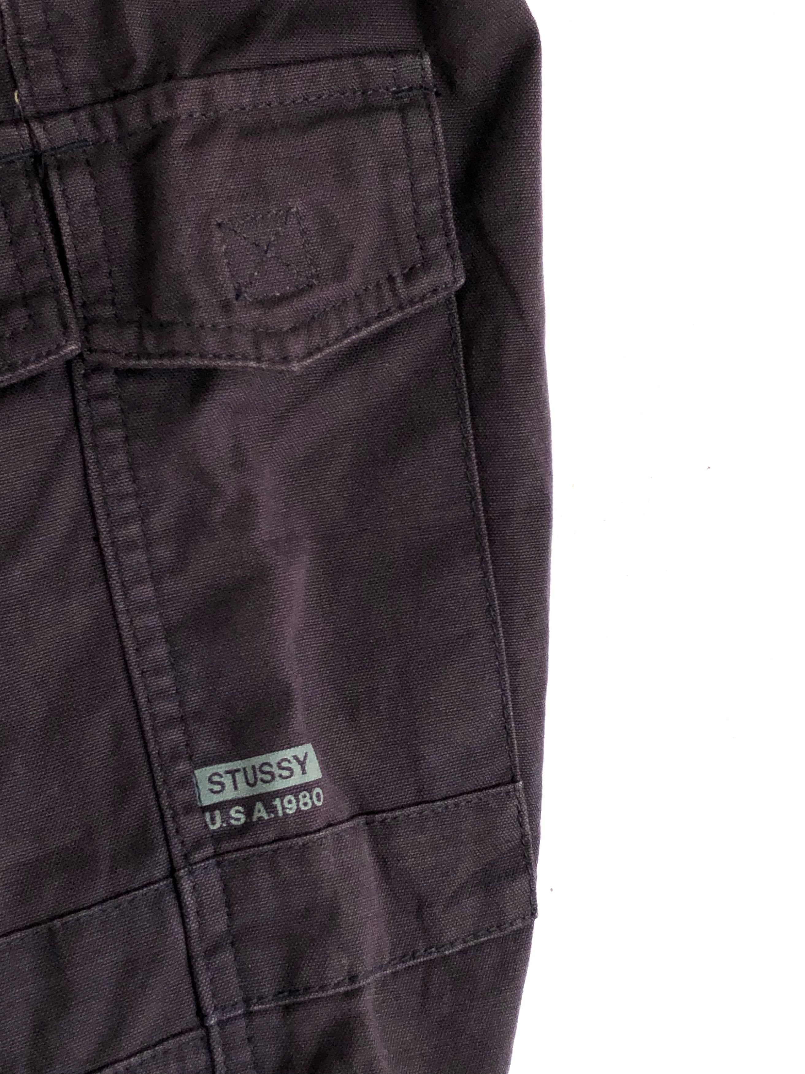 Stussy RARE🔥VINTAGE STUSSY TACTICAL CARGO PANTS SUNFADED Size US 30 / EU 46 - 9 Thumbnail