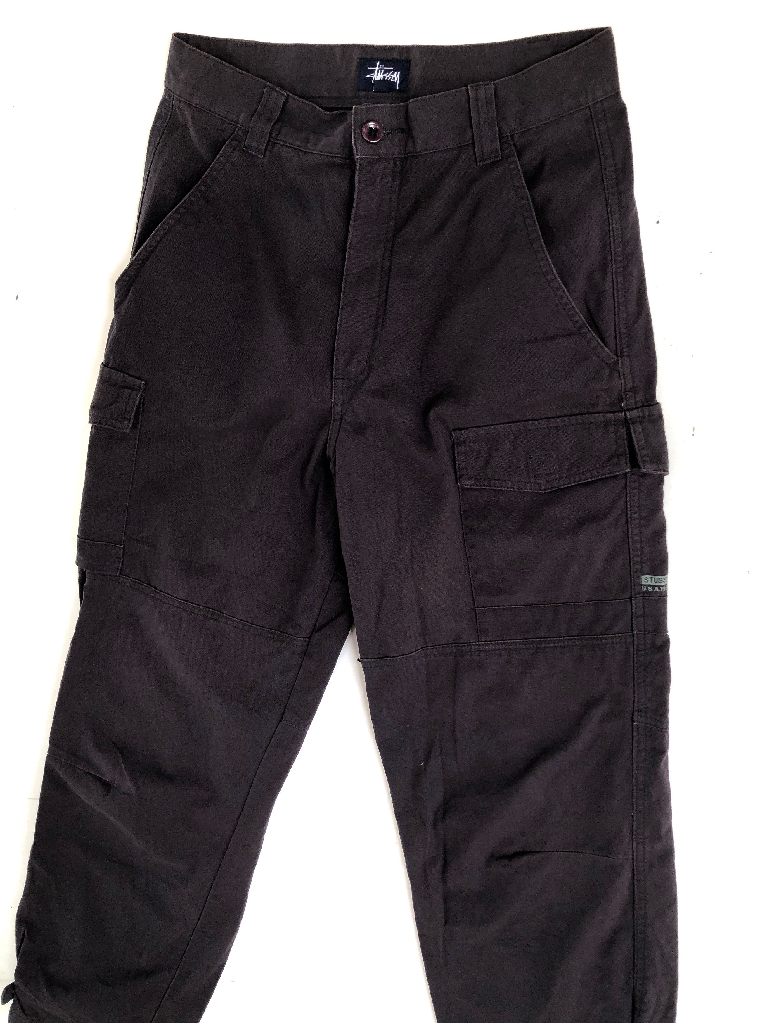 Stussy RARE🔥VINTAGE STUSSY TACTICAL CARGO PANTS SUNFADED Size US 30 / EU 46 - 3 Thumbnail