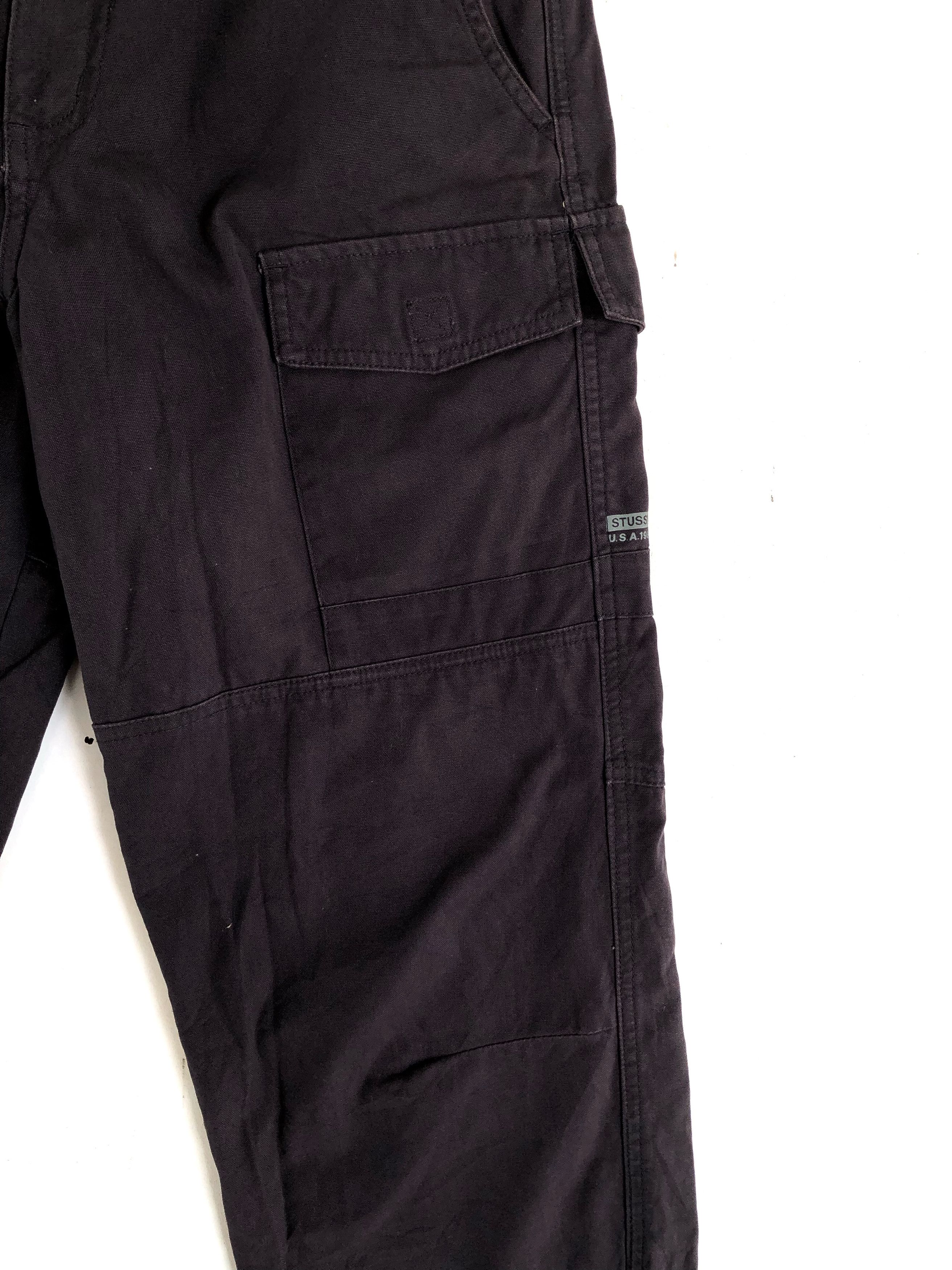 Stussy RARE🔥VINTAGE STUSSY TACTICAL CARGO PANTS SUNFADED Size US 30 / EU 46 - 5 Thumbnail