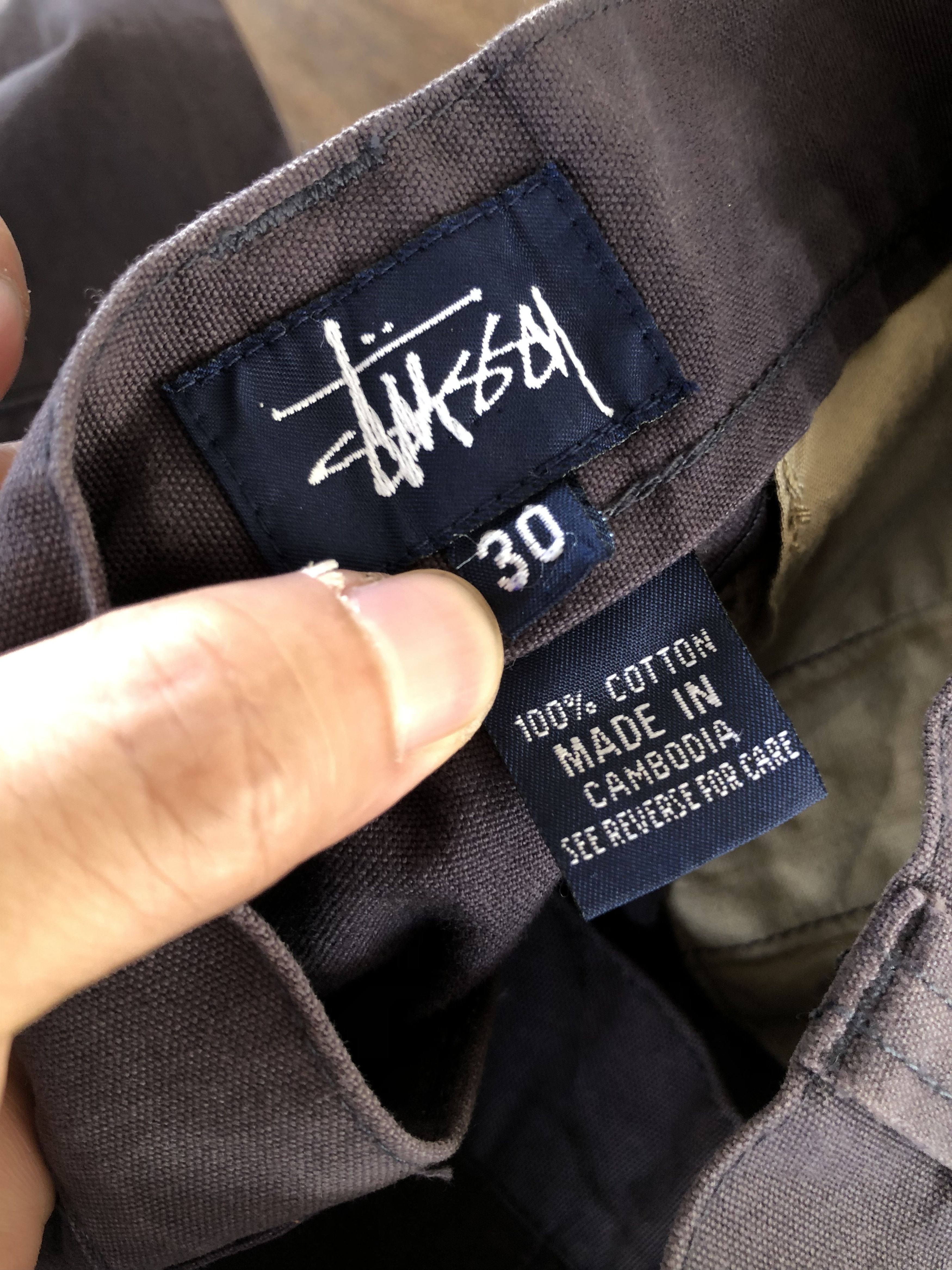 Stussy RARE🔥VINTAGE STUSSY TACTICAL CARGO PANTS SUNFADED Size US 30 / EU 46 - 12 Thumbnail