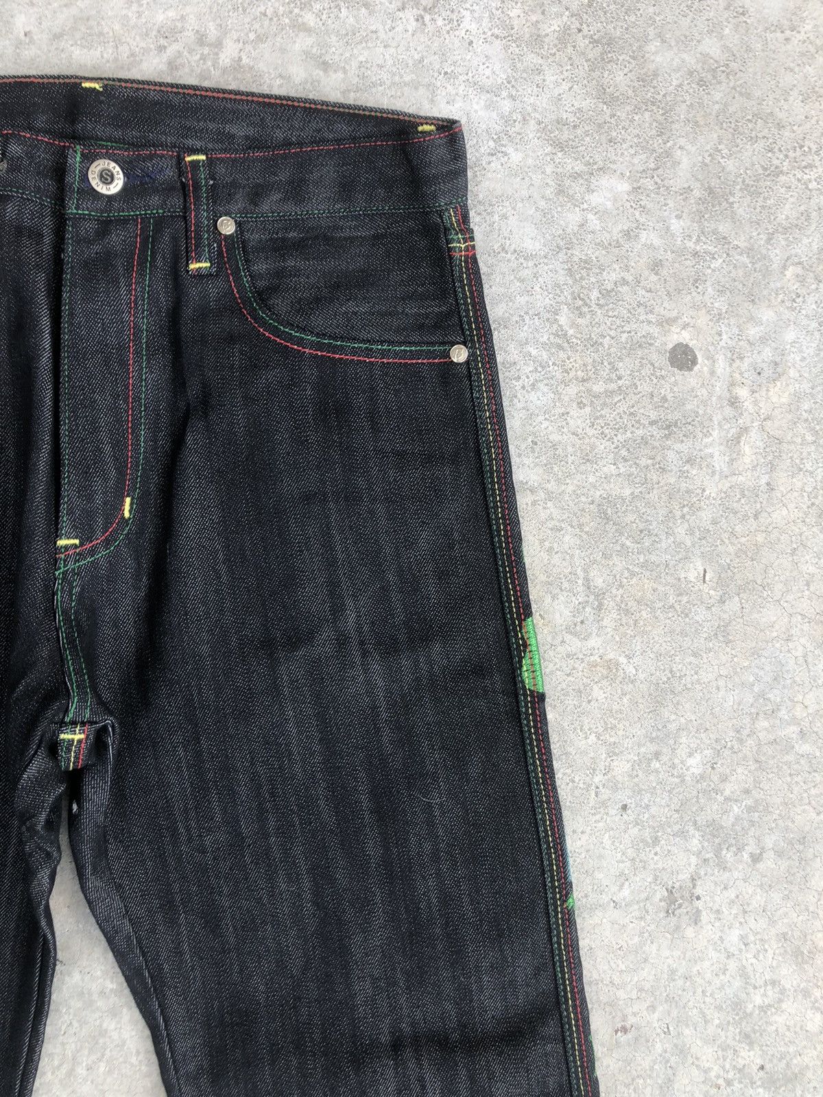 Japanese Brand Japanese Bob Marley Embroidered Jeans Size US 30 / EU 46 - 5 Thumbnail
