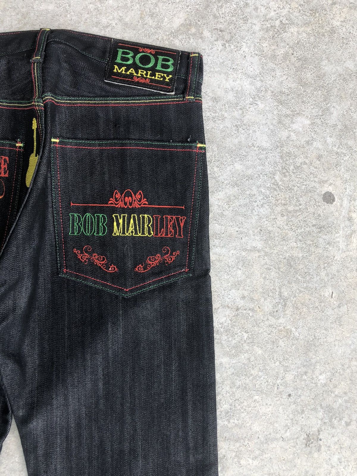Japanese Brand Japanese Bob Marley Embroidered Jeans Size US 30 / EU 46 - 10 Thumbnail