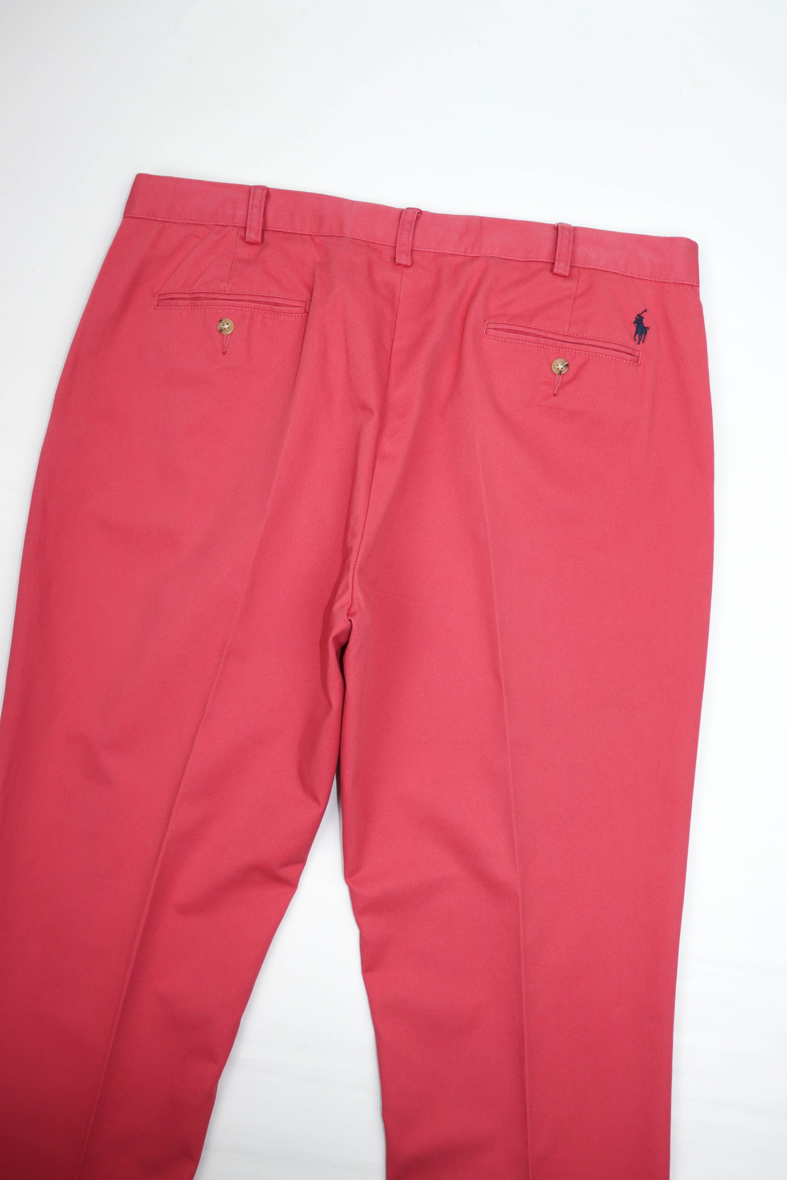 Polo Ralph Lauren Polo by Ralph Lauren Vintage Pink Preston Trousers Pants Size US 38 / EU 54 - 4 Thumbnail
