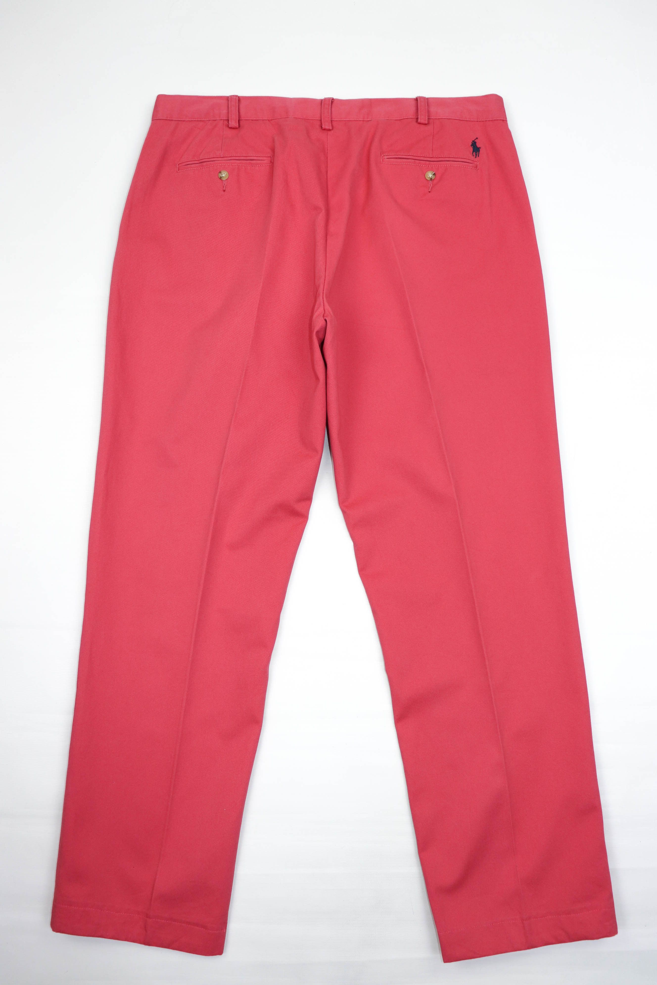 Polo Ralph Lauren Polo by Ralph Lauren Vintage Pink Preston Trousers Pants Size US 38 / EU 54 - 2 Thumbnail