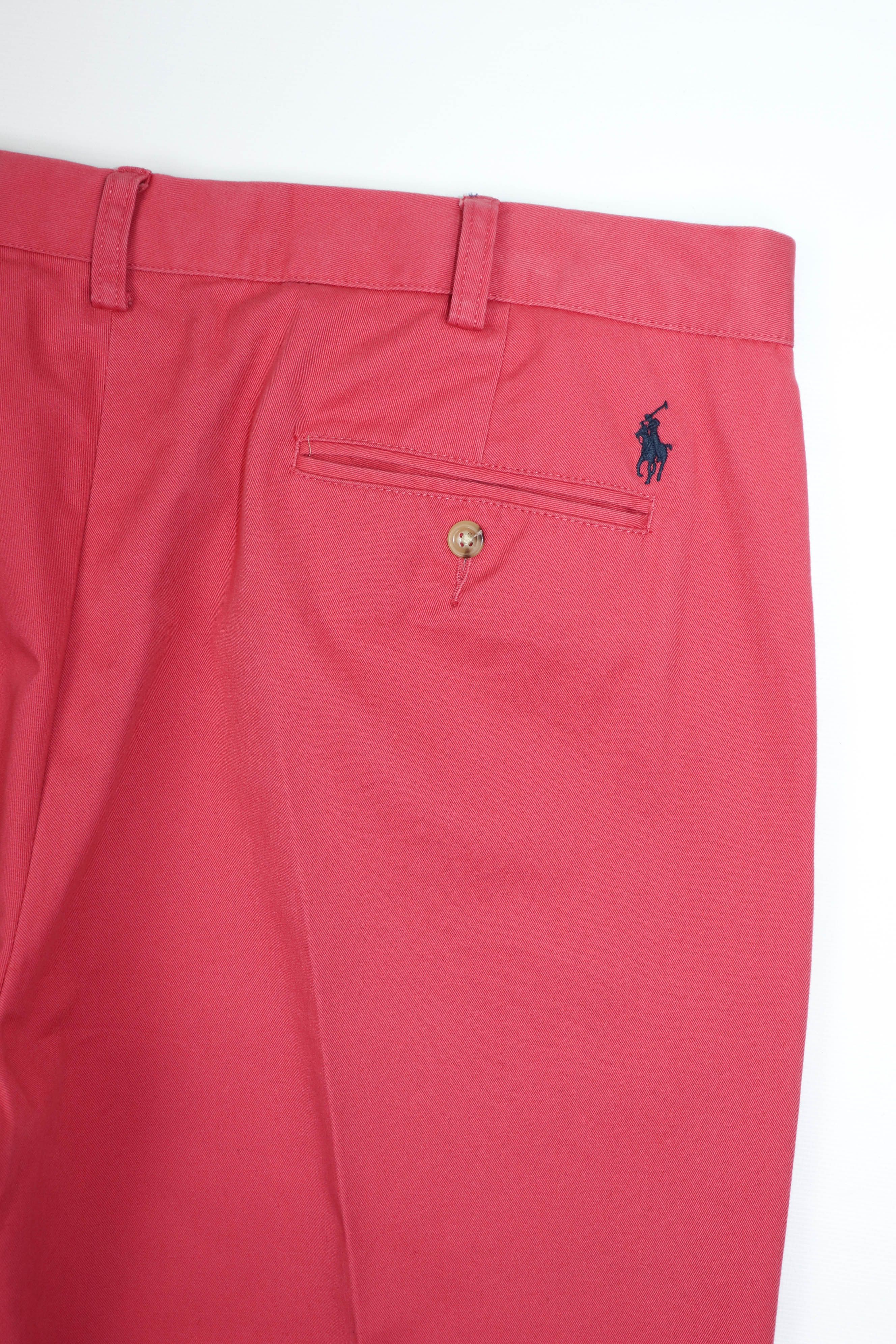 Polo Ralph Lauren Polo by Ralph Lauren Vintage Pink Preston Trousers Pants Size US 38 / EU 54 - 5 Thumbnail