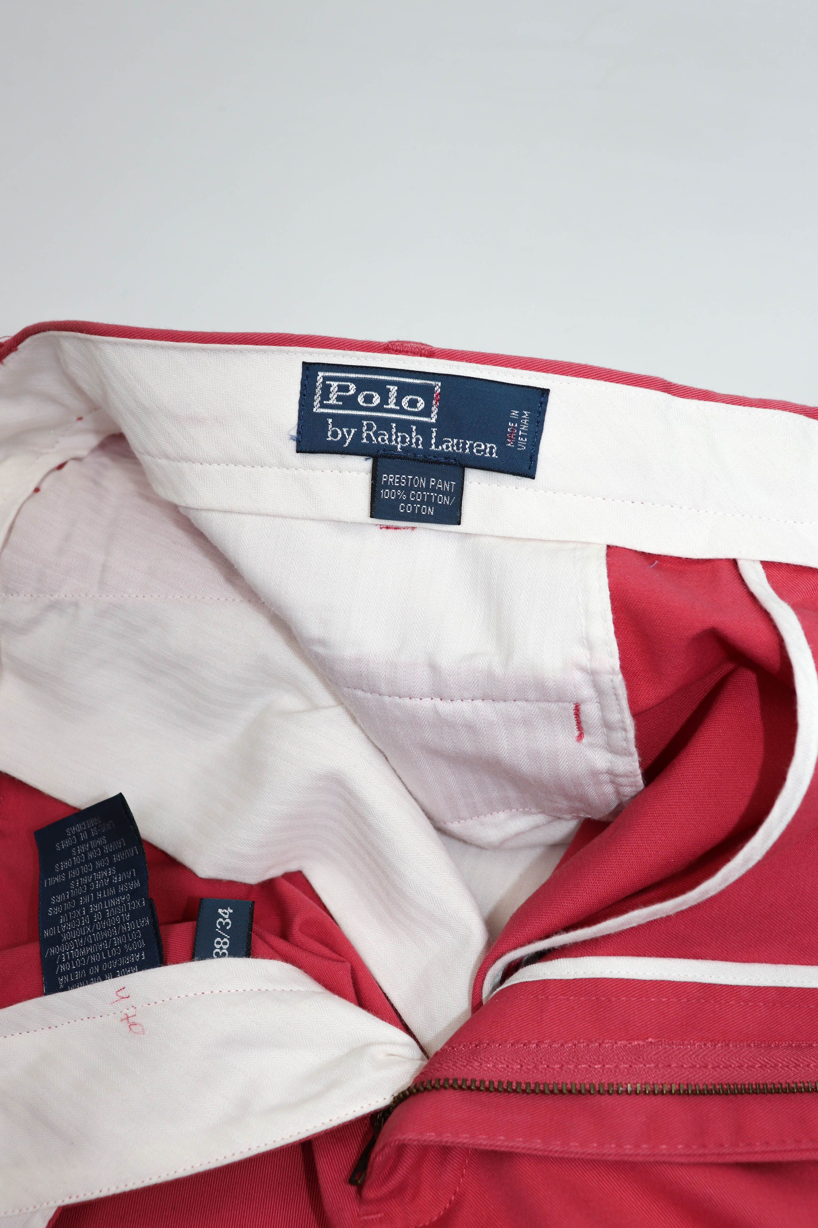 Polo Ralph Lauren Polo by Ralph Lauren Vintage Pink Preston Trousers Pants Size US 38 / EU 54 - 9 Thumbnail