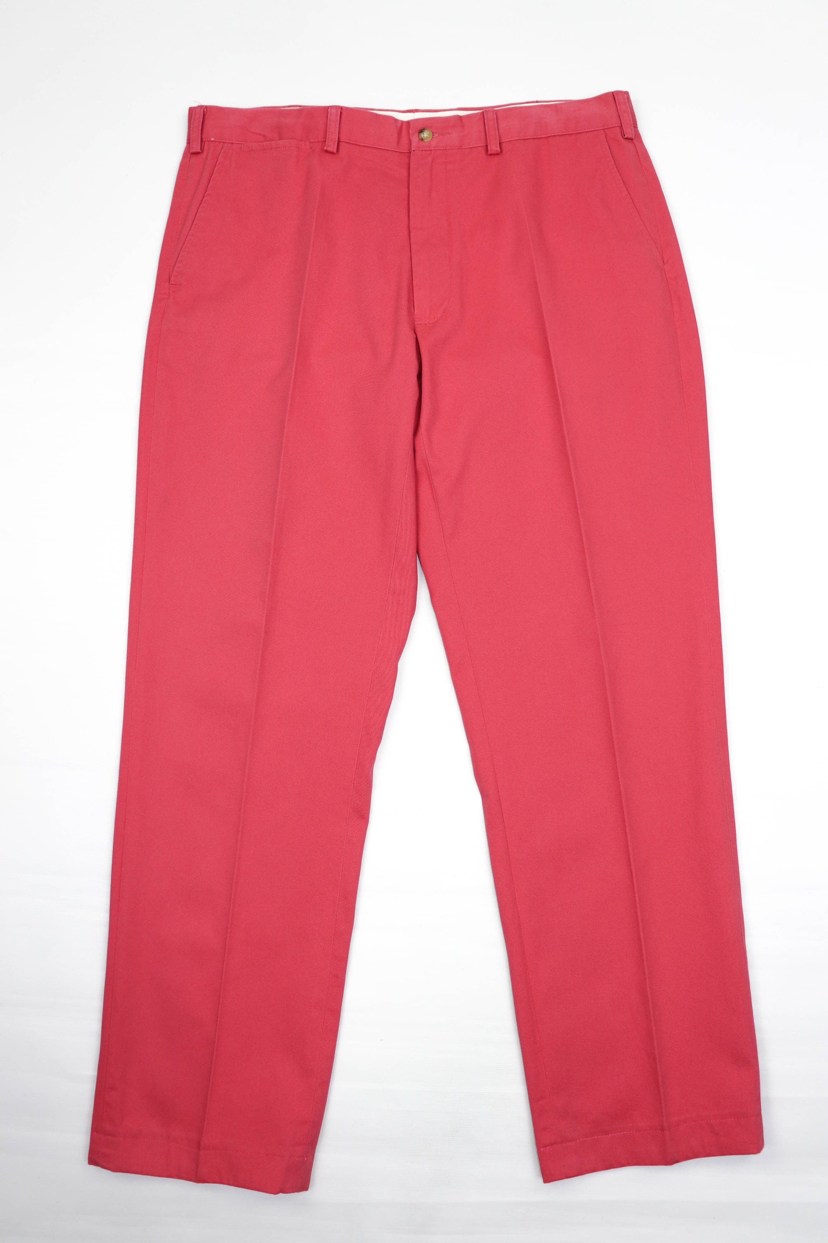 image of Polo Ralph Lauren x Ralph Lauren Polo By Ralph Laurent Vintage Pink Preston Trousers Pants (Size 38