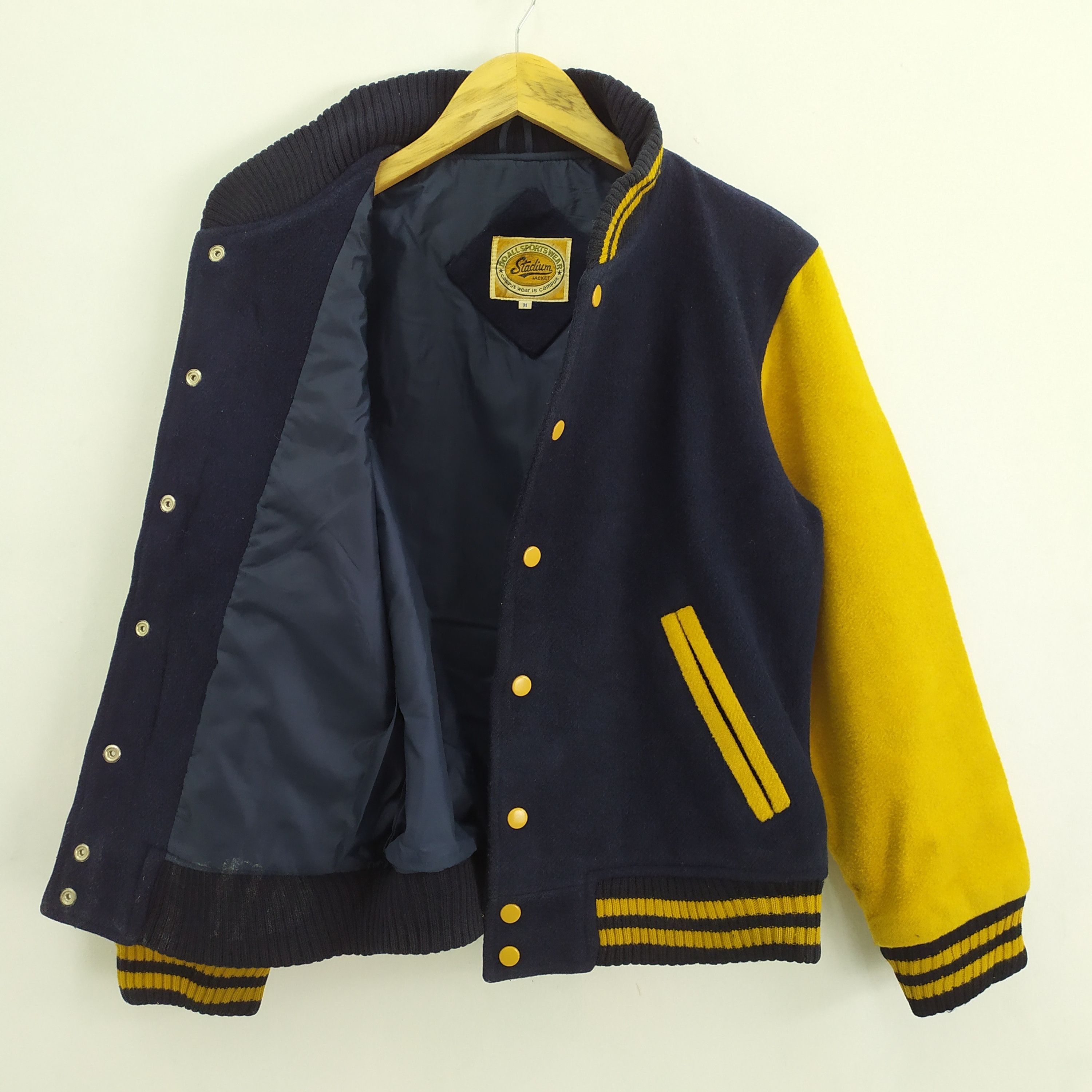 Other VINTAGE STADIUM JACKET WOOL VARSITY JACKET Size US M / EU 48-50 / 2 - 11 Thumbnail