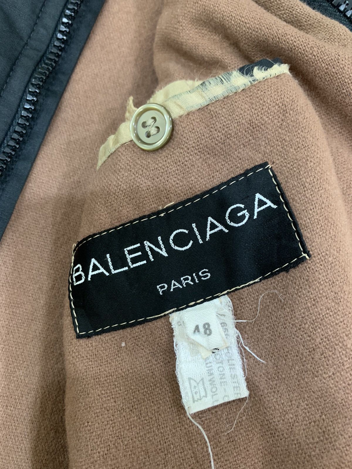 Balenciaga 🔥Vintage Balenciaga Zipper Jacket Size US M / EU 48-50 / 2 - 20 Thumbnail
