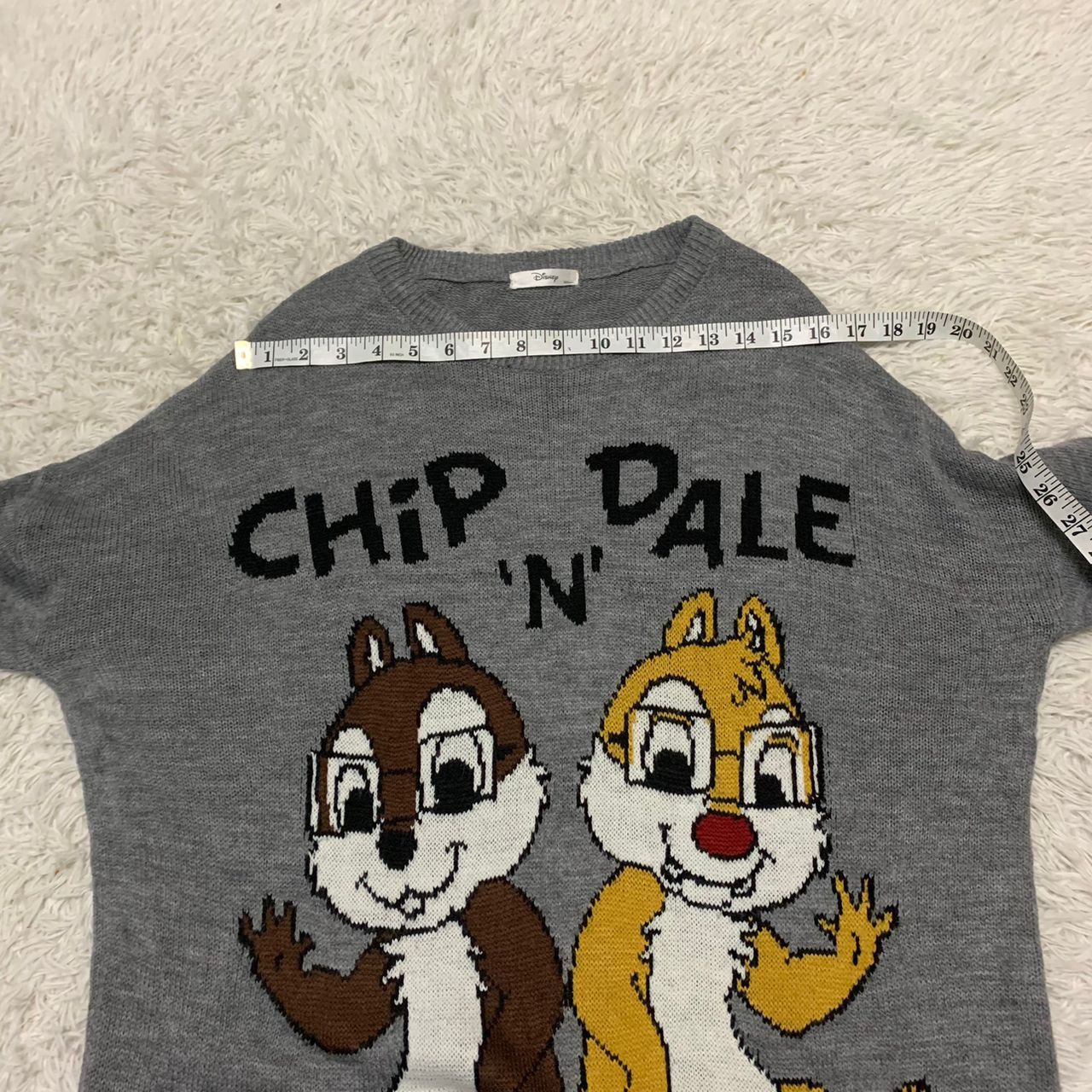 Anime Disney Chip N Dale Big Printed Knit Pullover Size M / US 6-8 / IT 42-44 - 6 Thumbnail