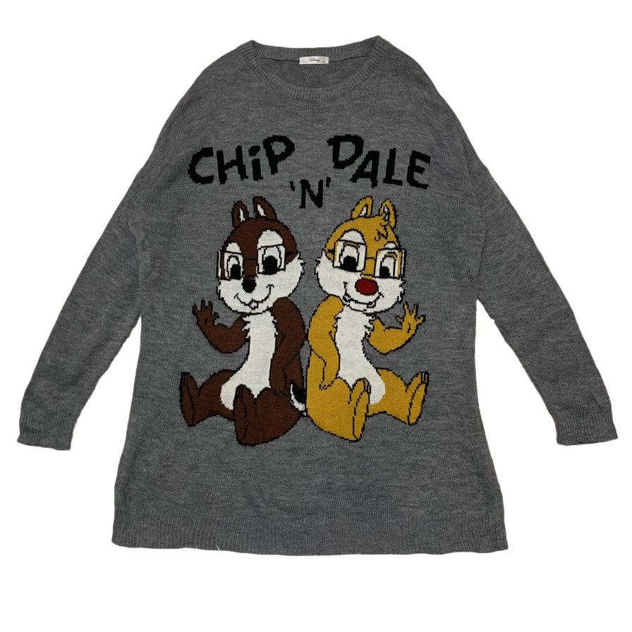 Anime Disney Chip N Dale Big Printed Knit Pullover Size M / US 6-8 / IT 42-44 - 1 Thumbnail